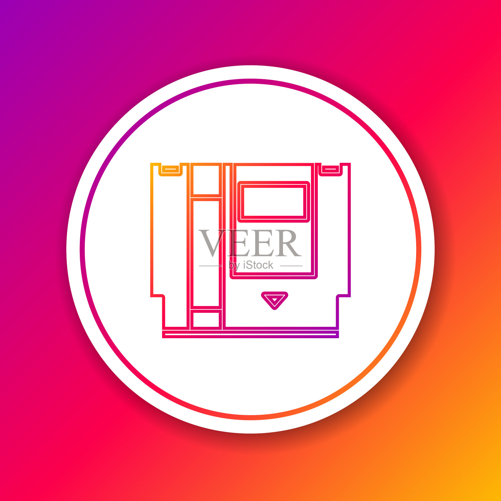 颜色线墨盒复古游戏控制台图标图标素材