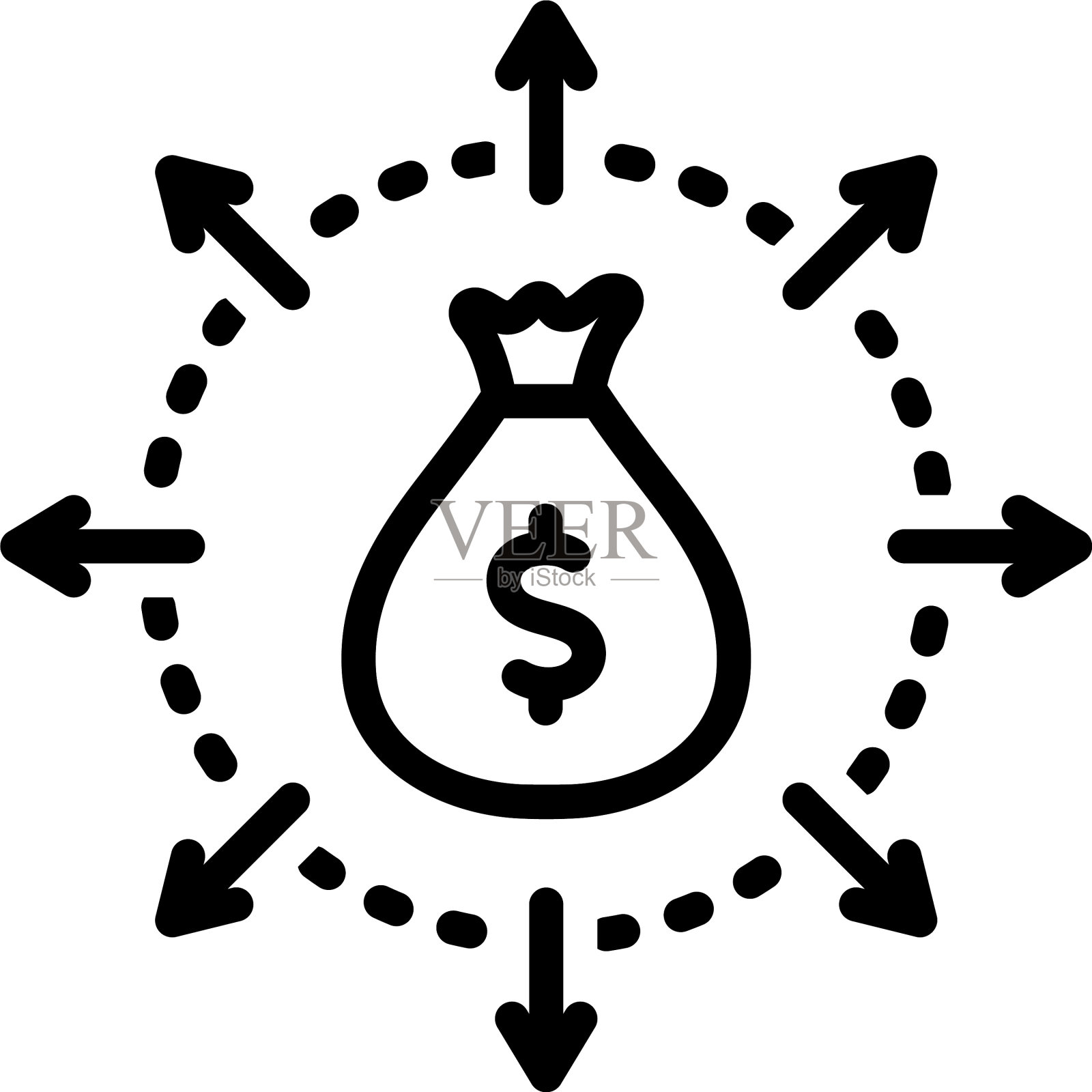 预算支出插画图片素材