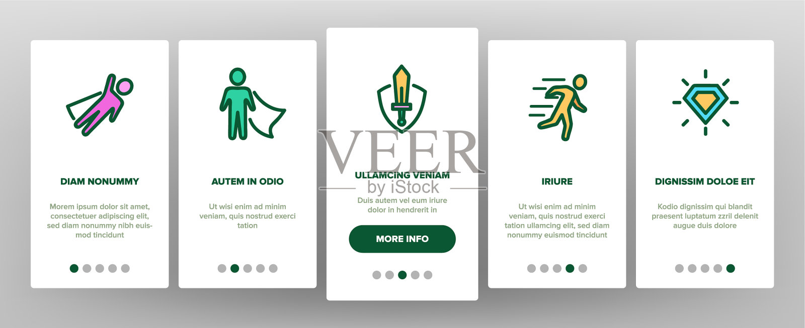 超级英雄登陆图标集图标素材