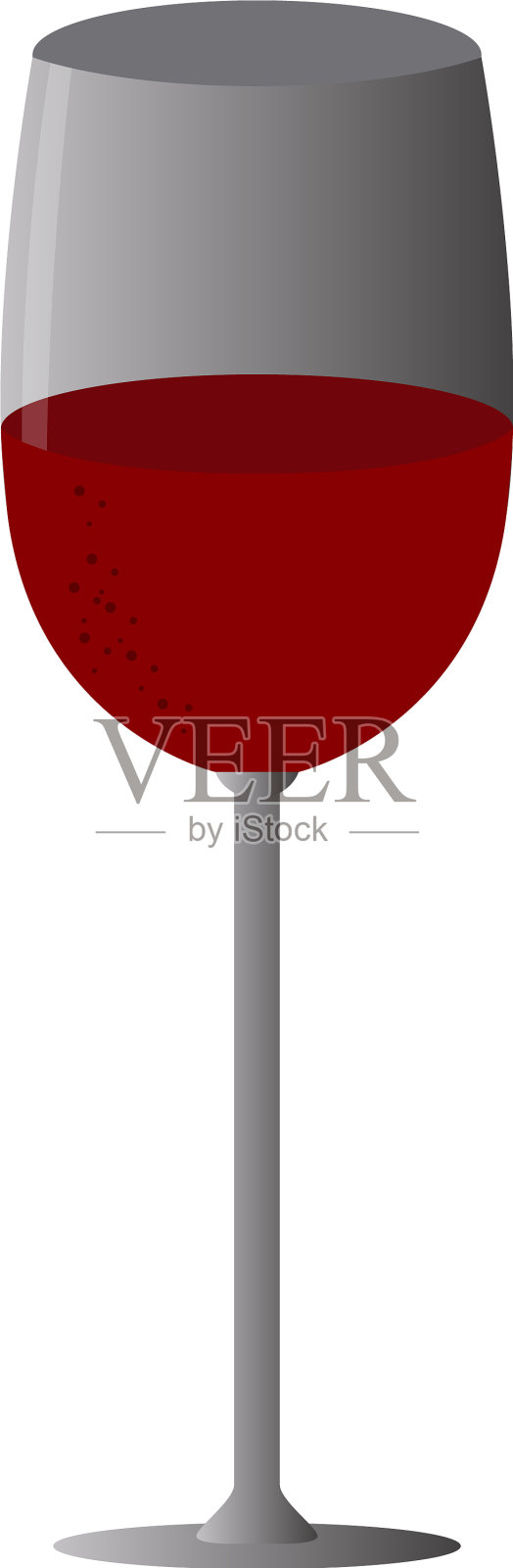 酒杯的形象插画图片素材