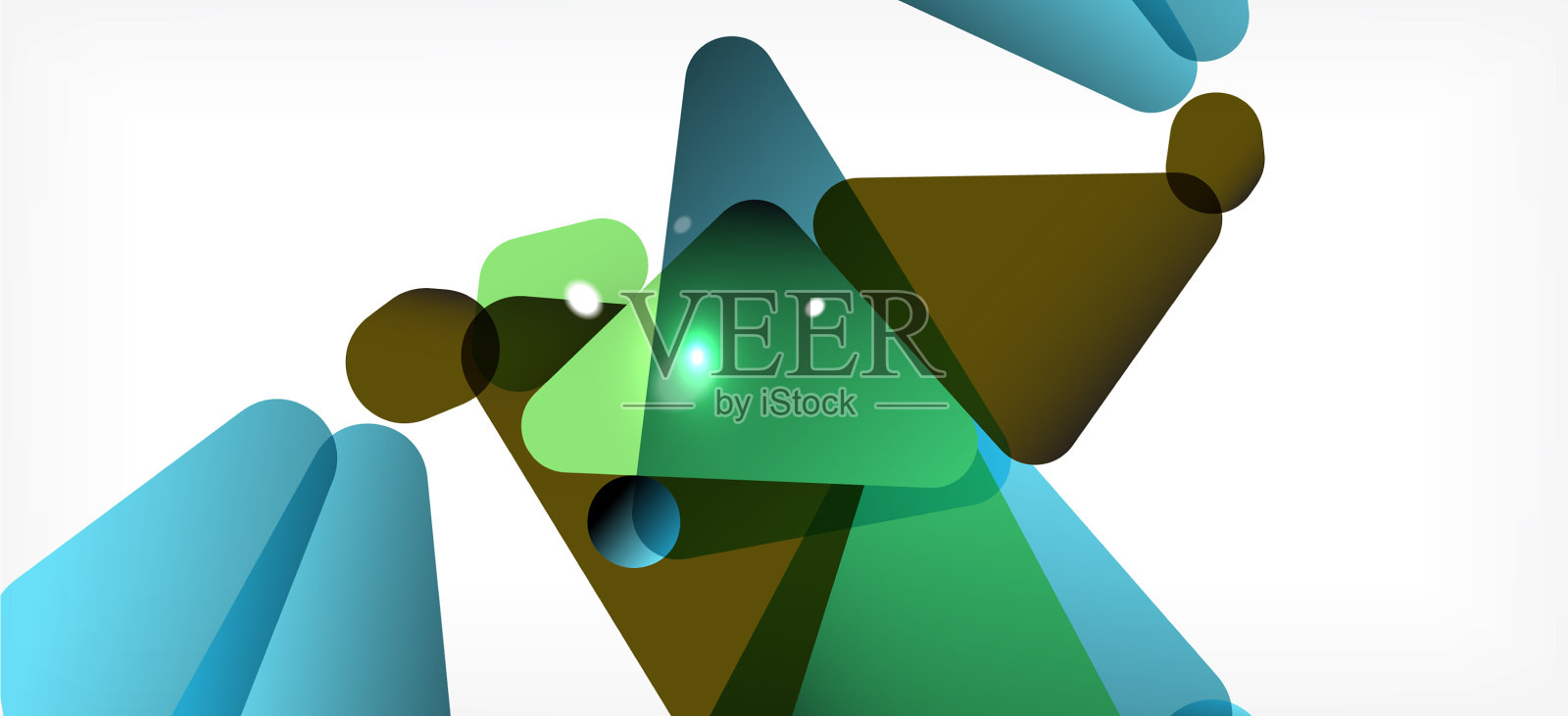 三角形几何背景在时尚的风格上插画图片素材