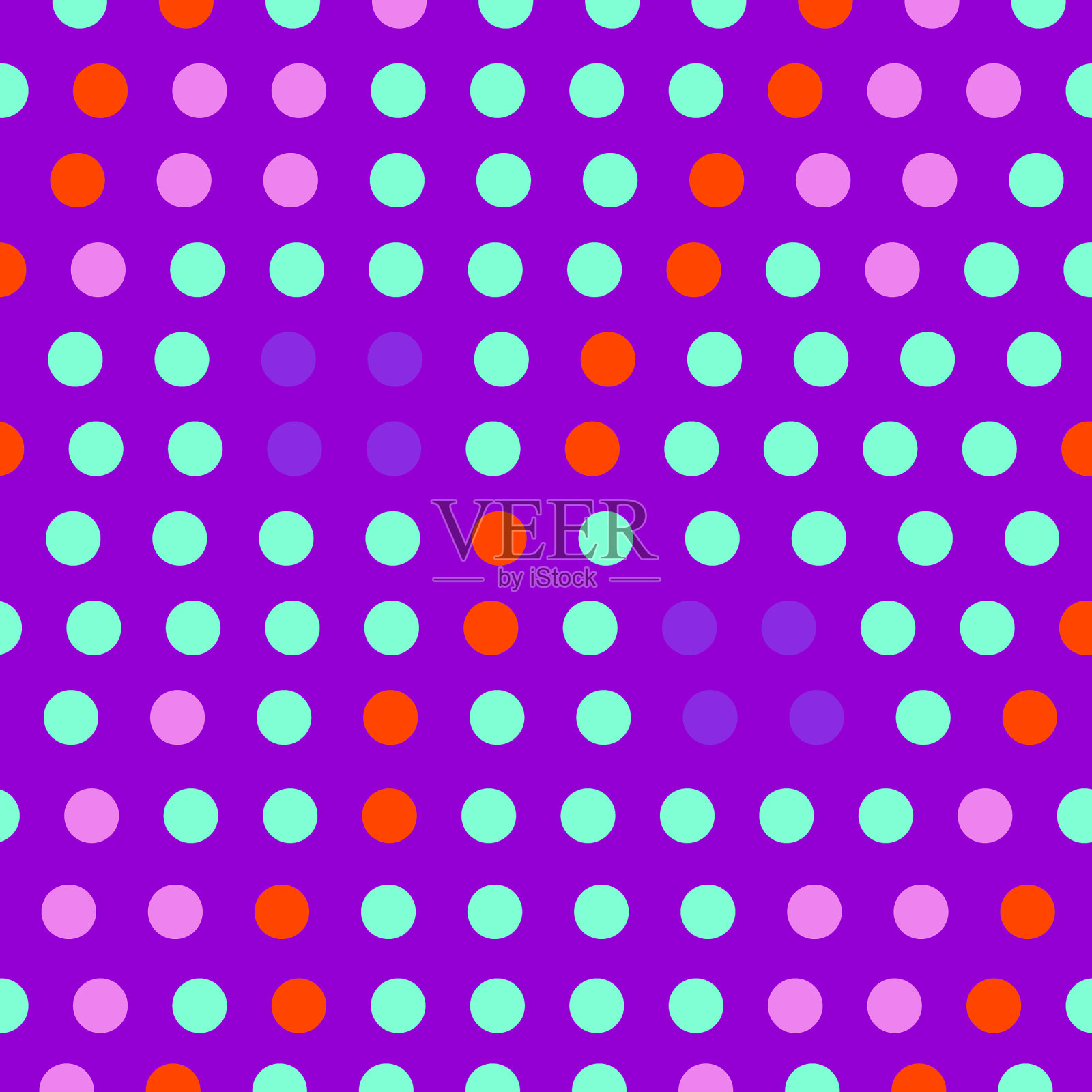 无缝墙纸波尔卡点图案背景插画图片素材