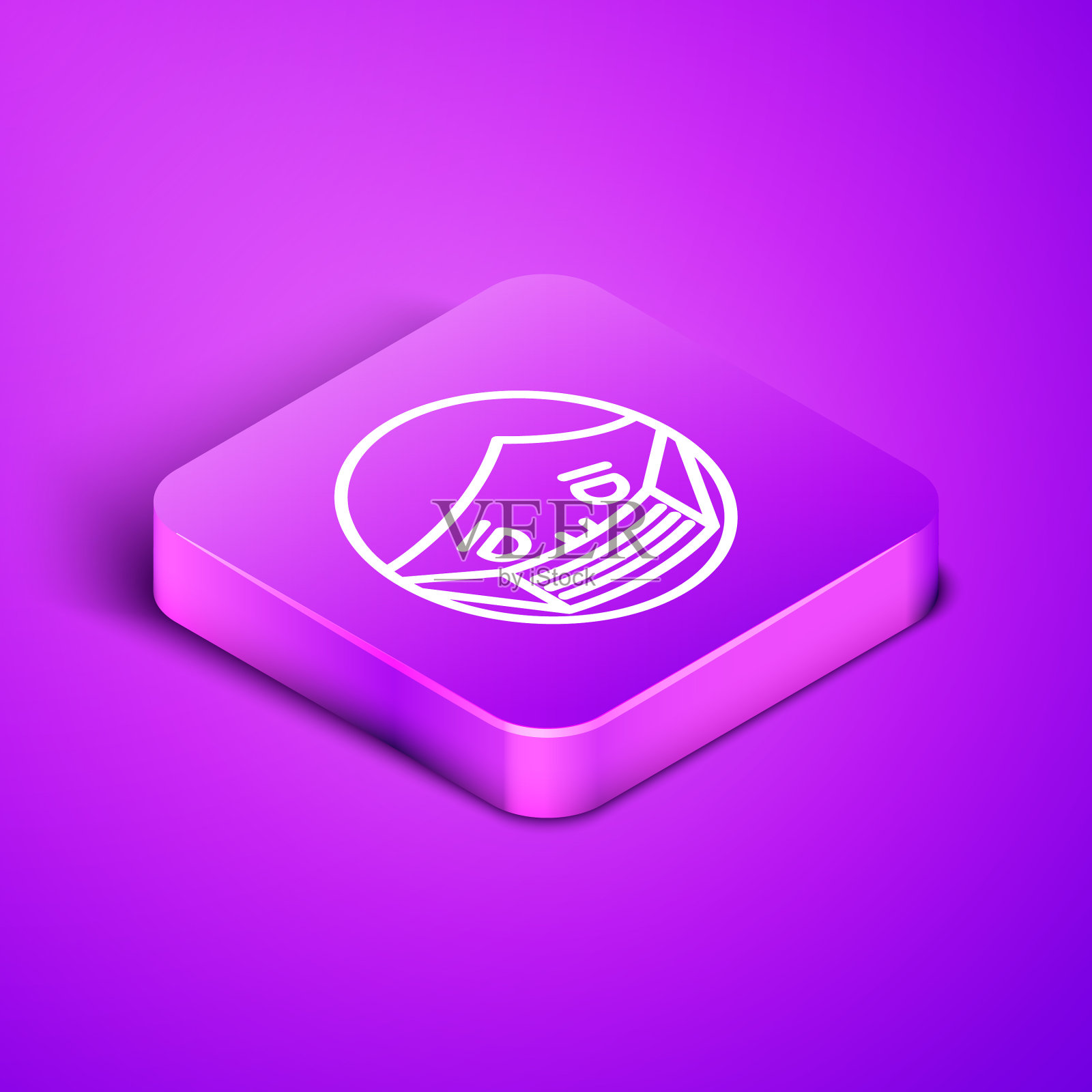 等距线男人的脸在医疗保护图标素材