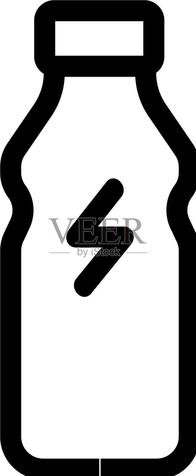 能量饮料图标孤立轮廓符号设计元素图片