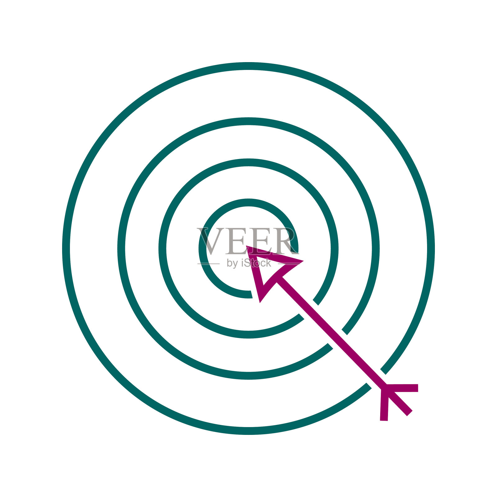 漂亮的目标线图标图标素材