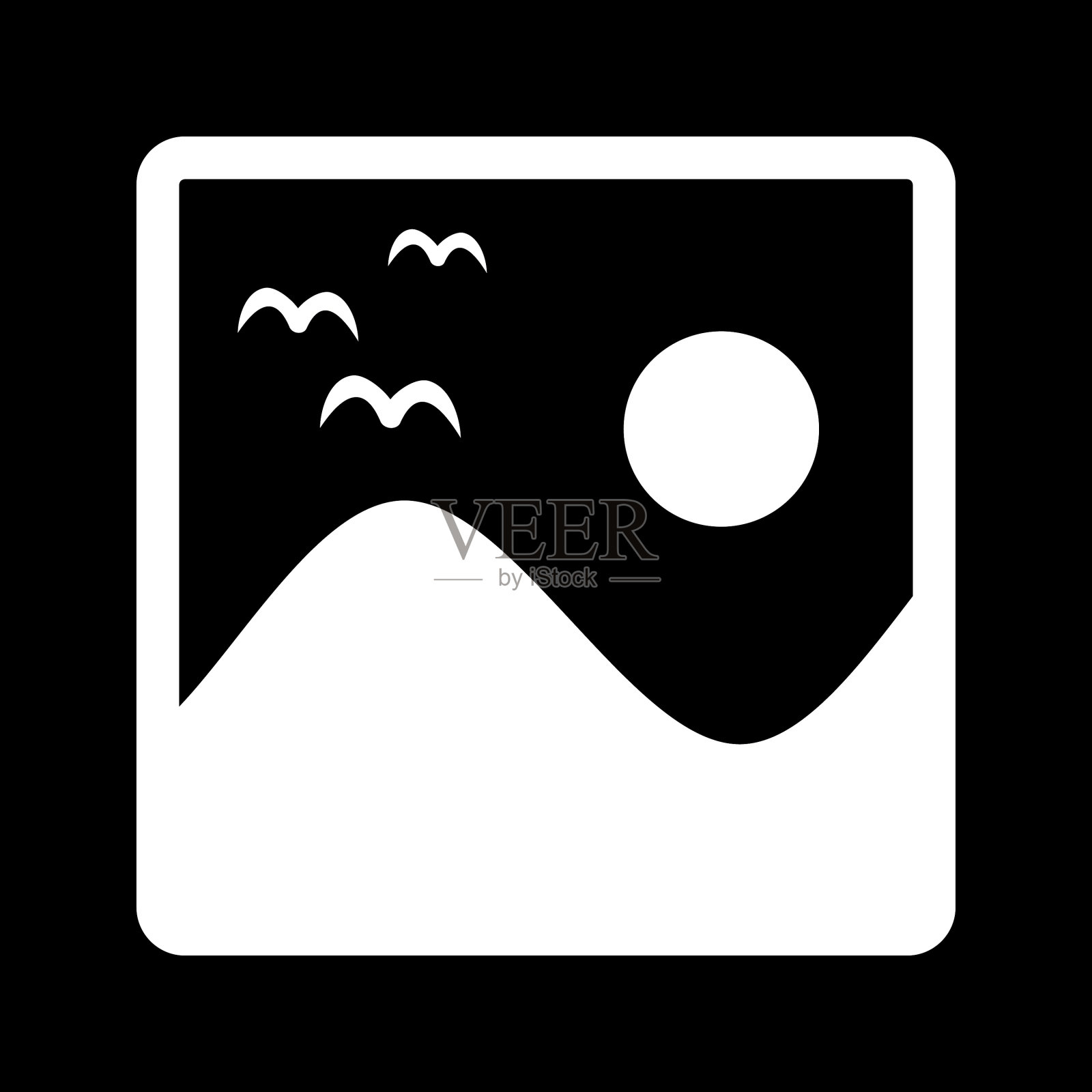 美丽的画廊字形图标图标素材