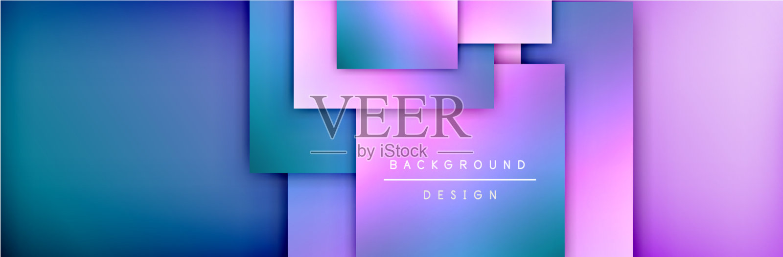 正方形形状构成几何抽象插画图片素材