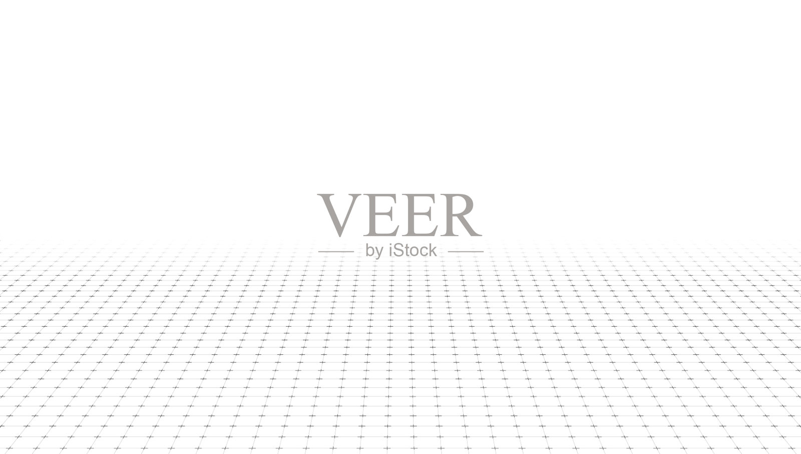 3d弯曲透视网格背景上的白色插画图片素材