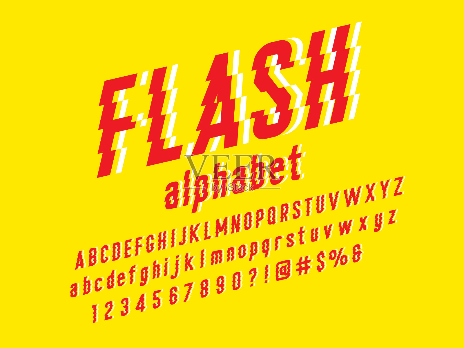 flash的字体插画图片素材