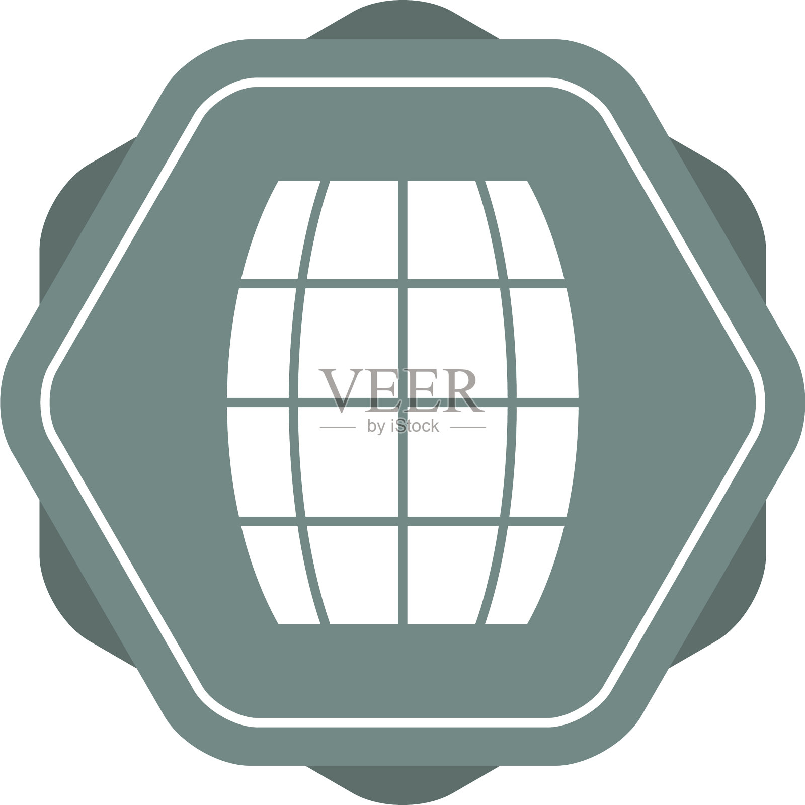 漂亮的桶字形图标图标素材