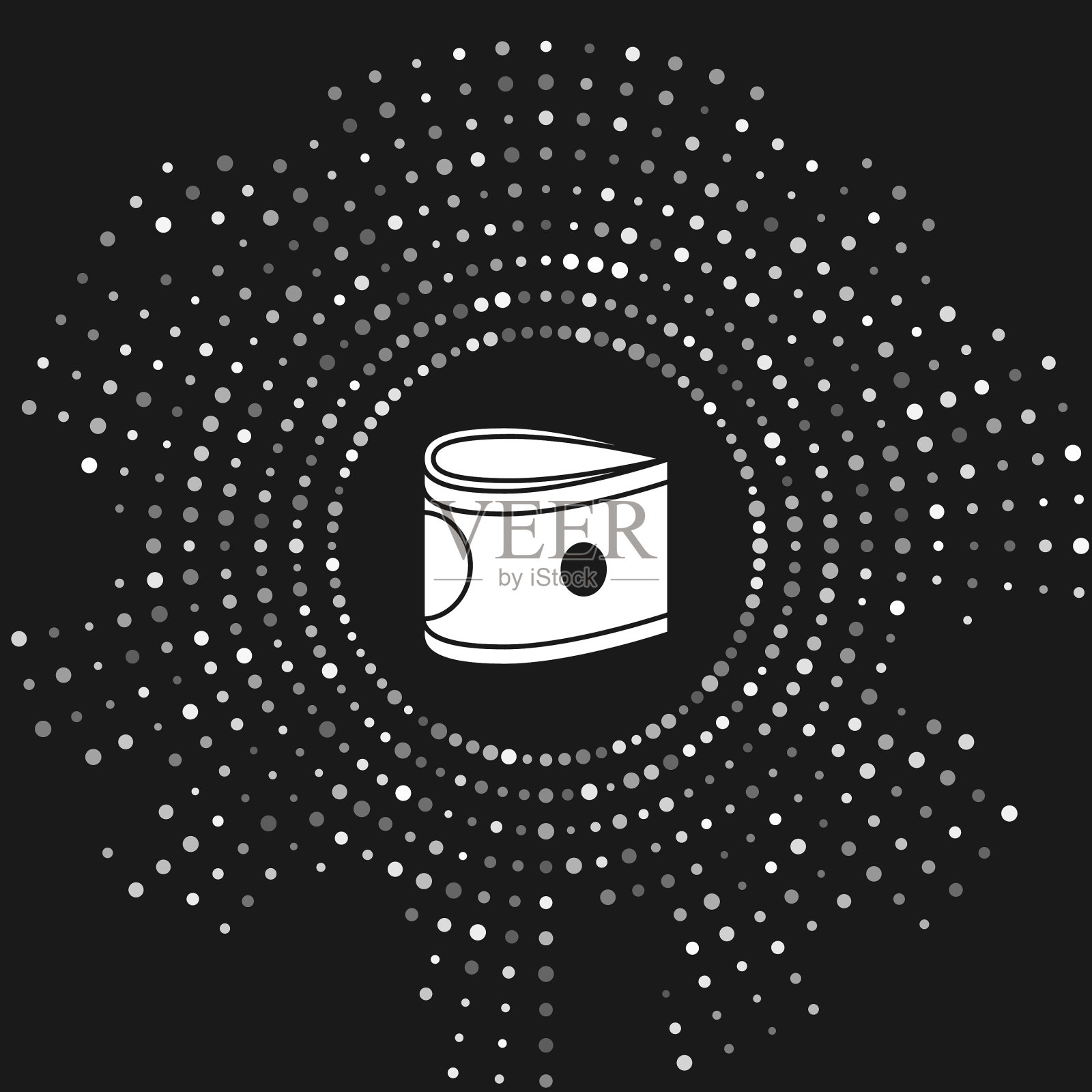 白纸堆上印着钞票钞票的图标插画图片素材