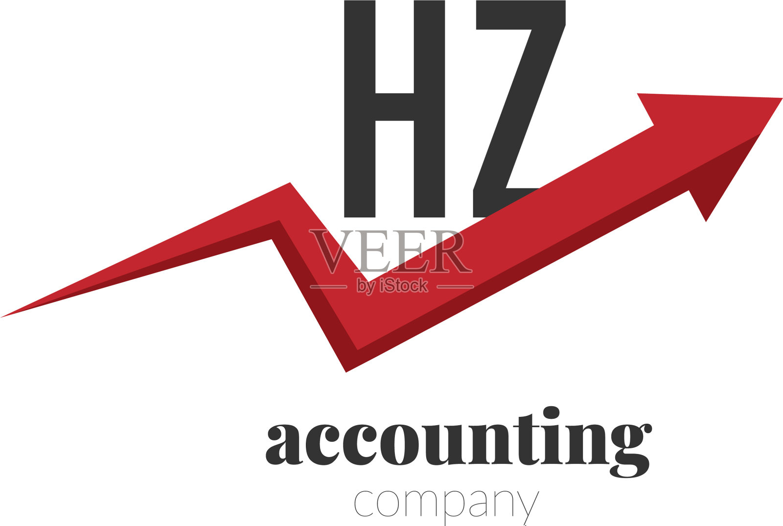 首字母hz创意金融-钱插画图片素材