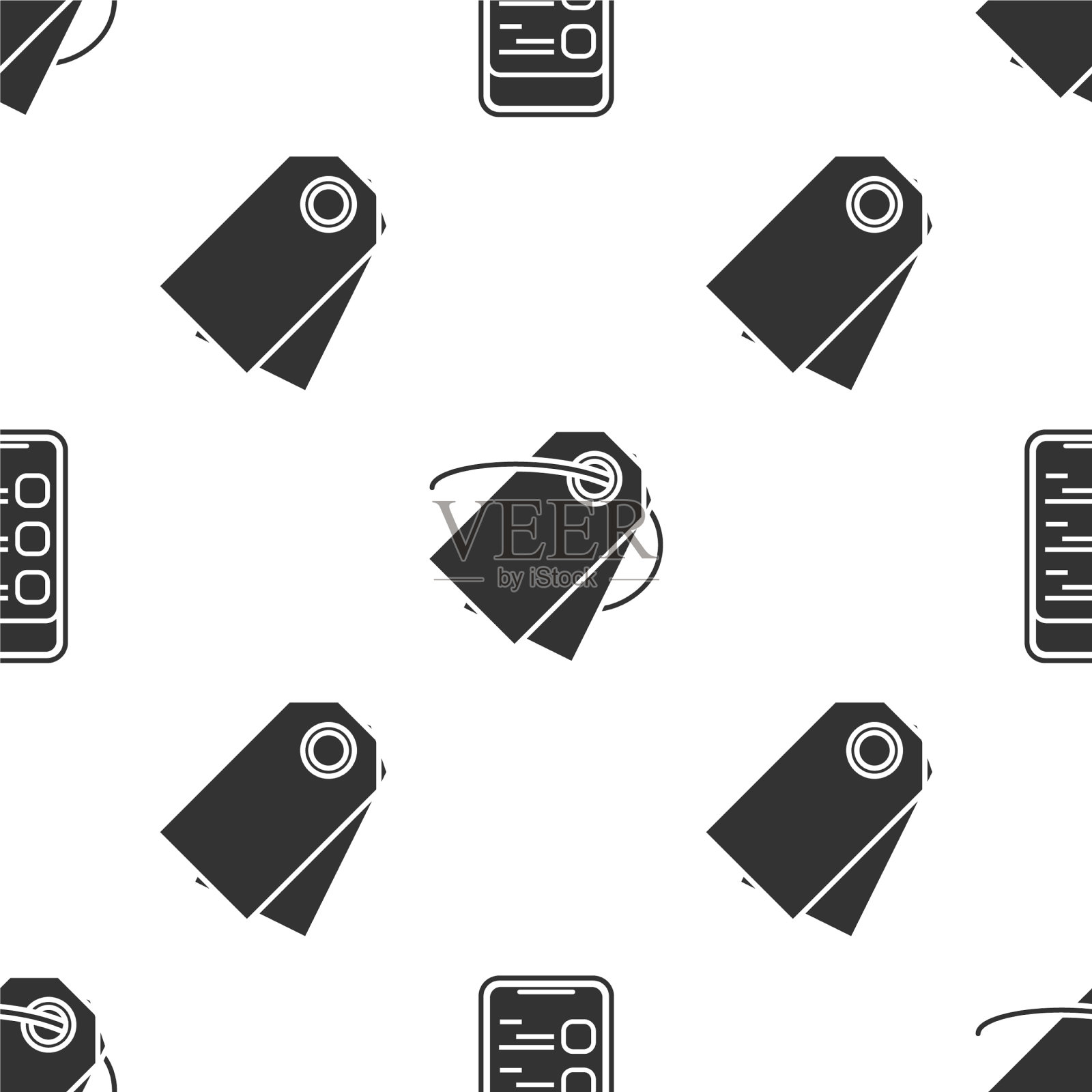 在手机上设置网上购物空白标签图标素材