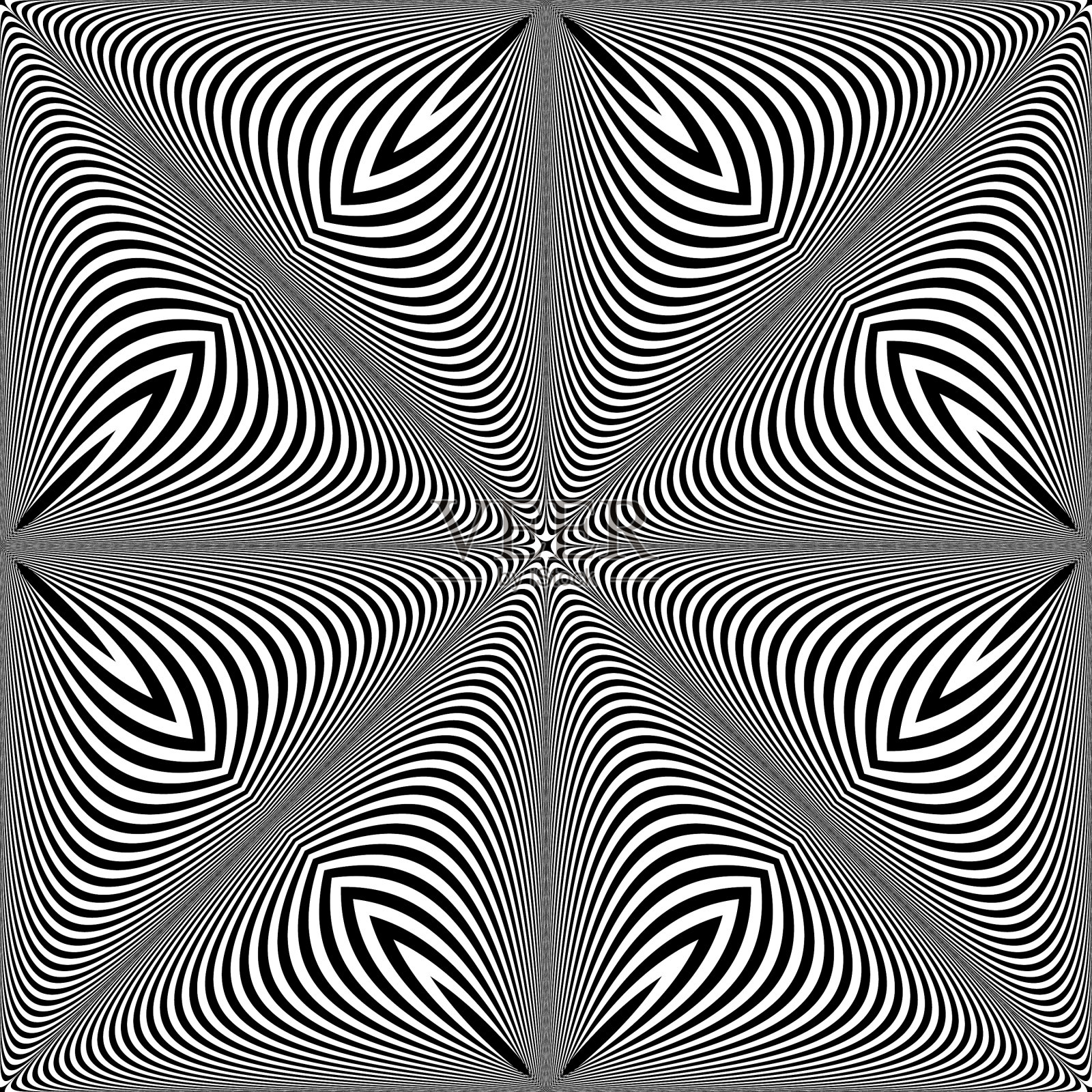 无缝op艺术模式插画图片素材