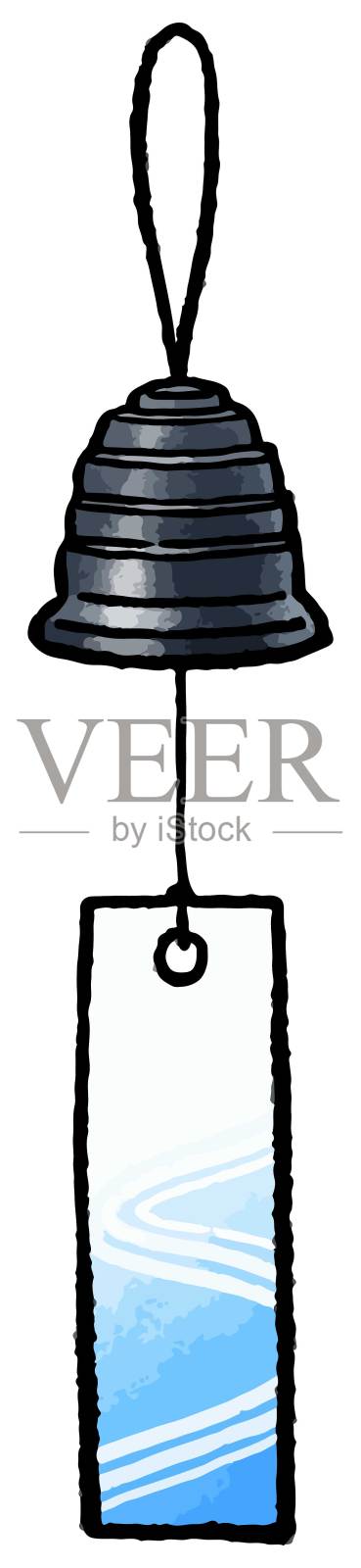 风铃插画图片素材