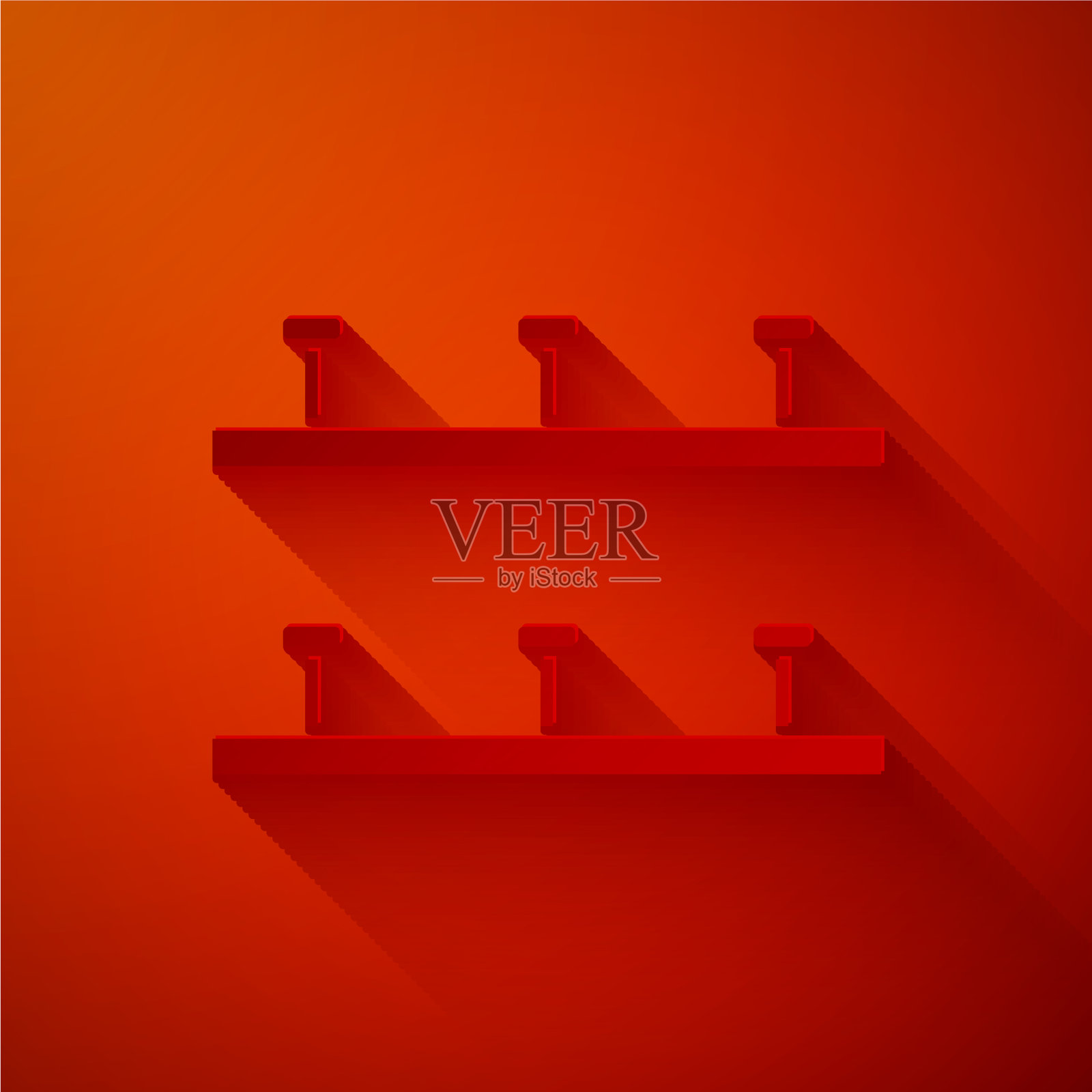 剪纸自动喷灌喷头图标插画图片素材