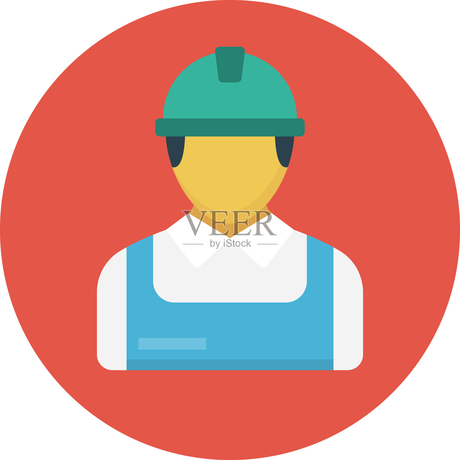 工人插画图片素材