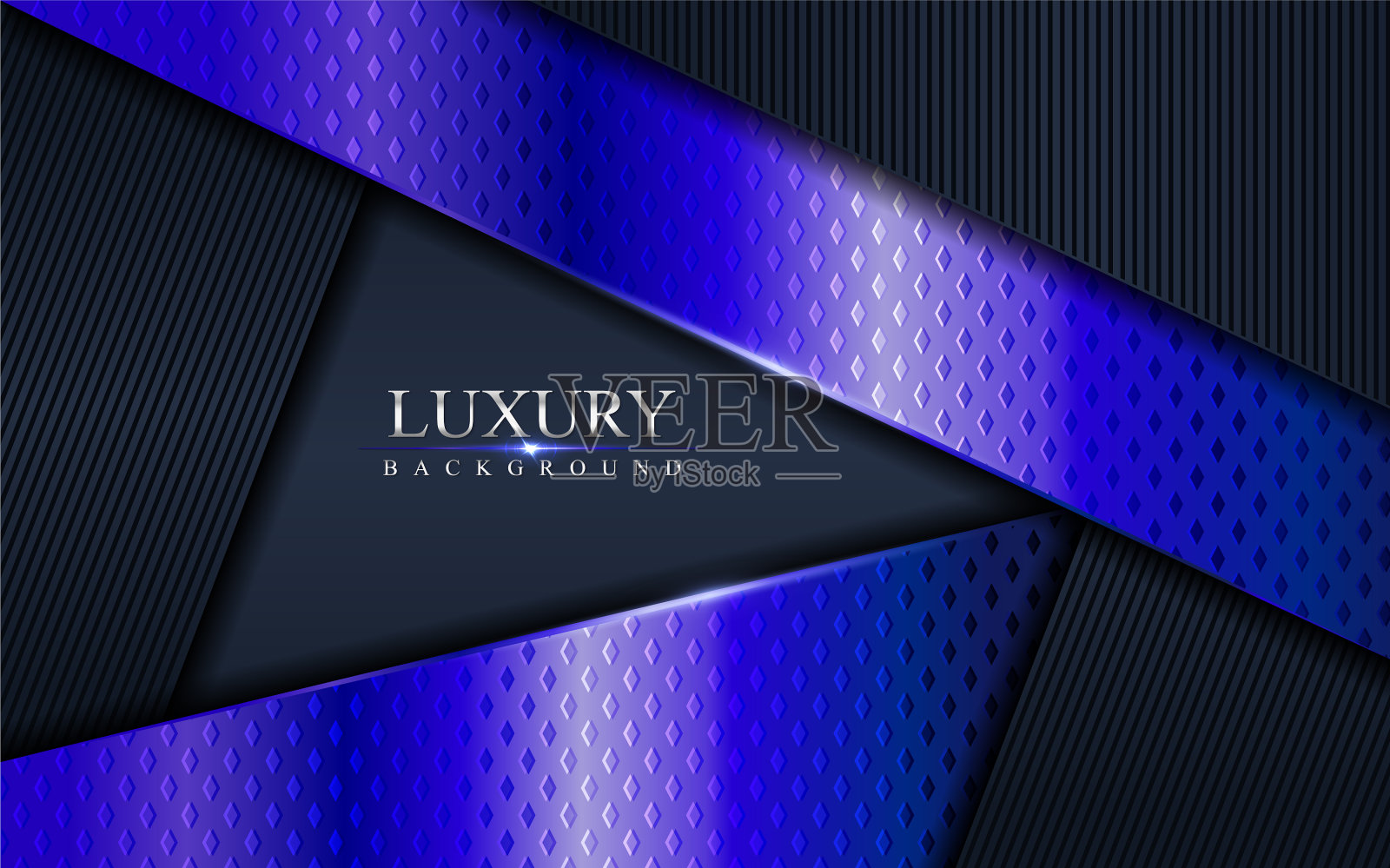 豪华的深海军蓝与紫蓝色纹理插画图片素材