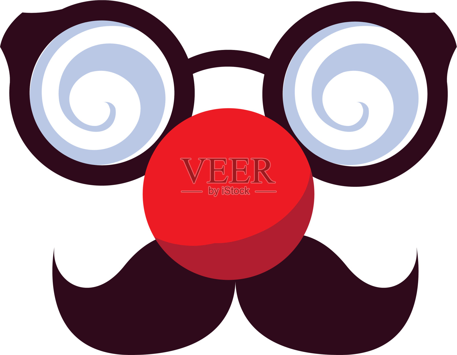 愚人节配件脸设计元素图片