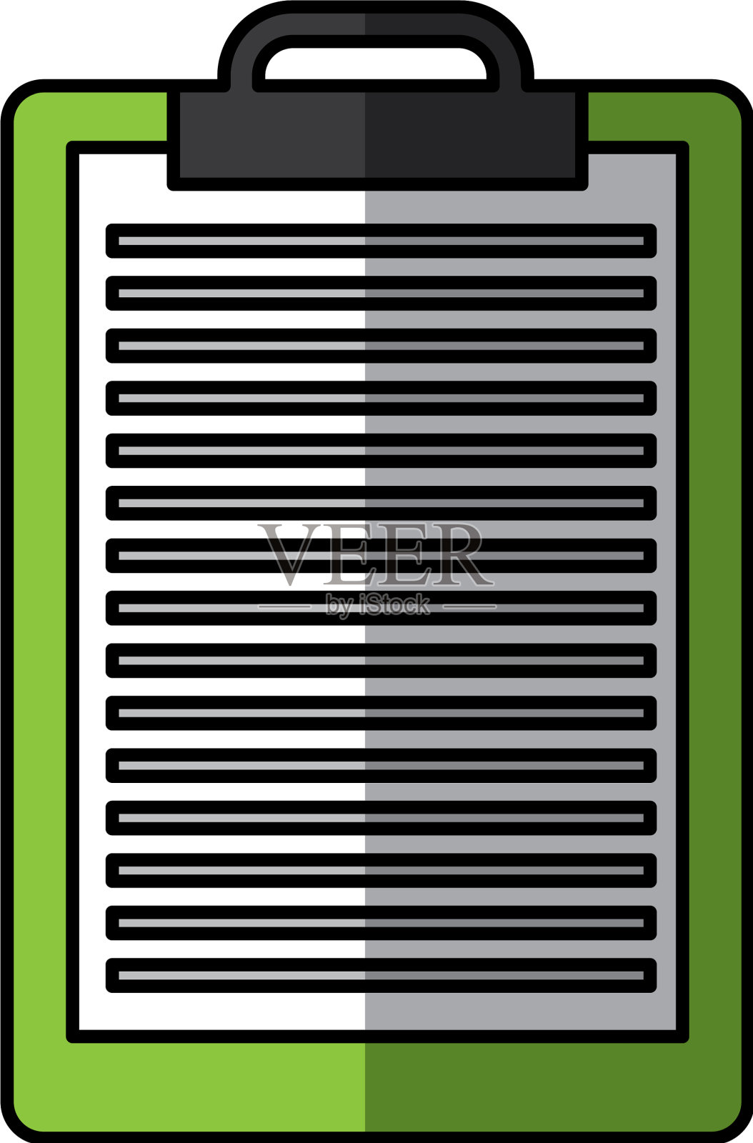 剪贴板纸隔离图标设计元素图片