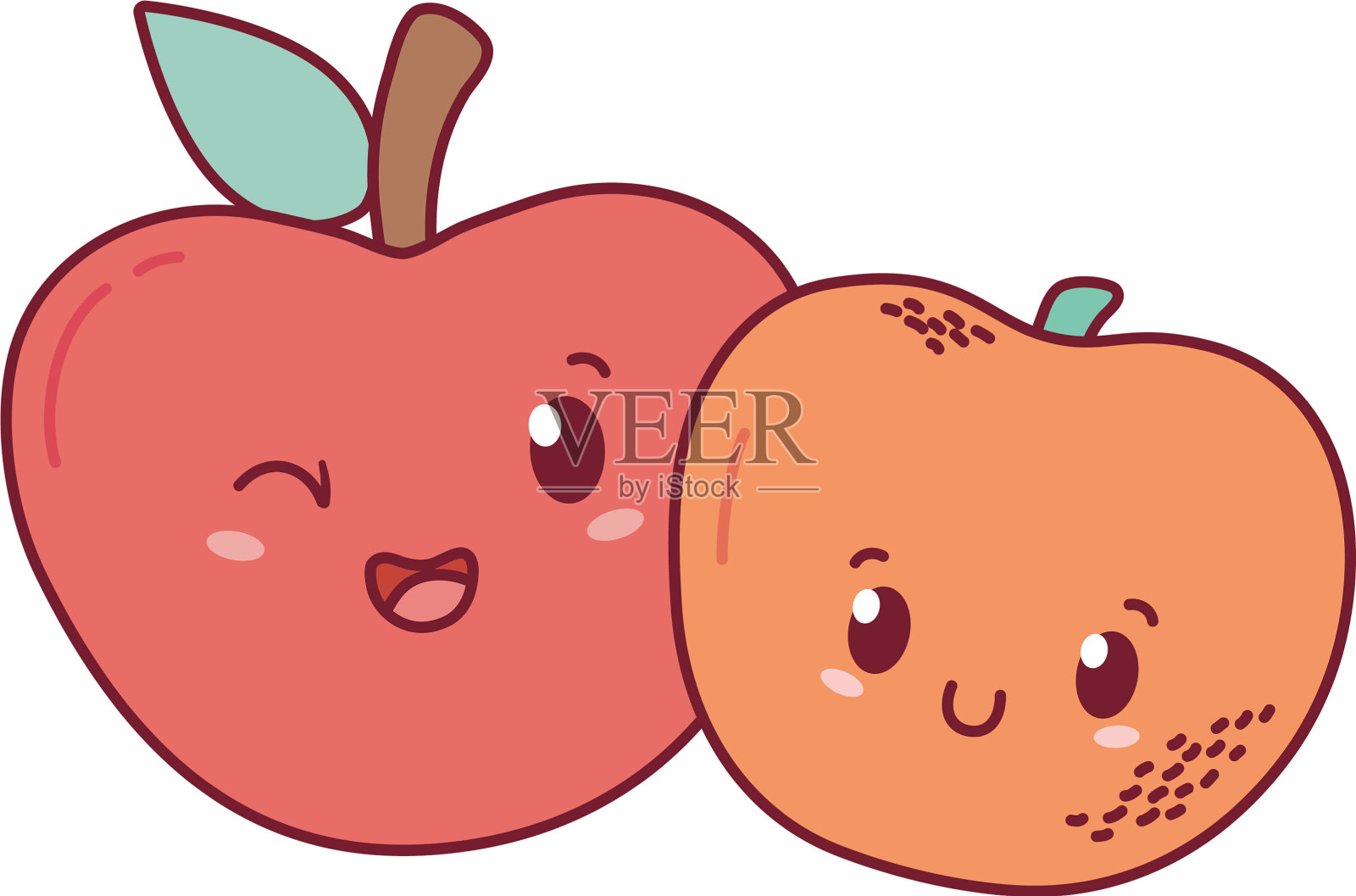 美味可口的卡通设计元素图片