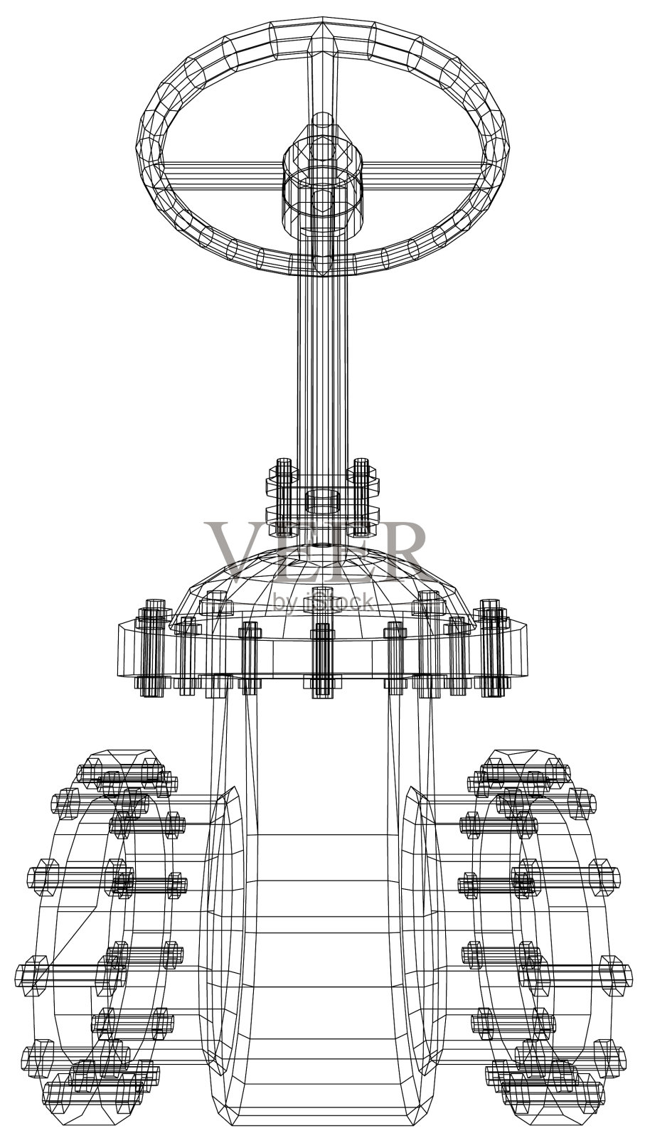 工业设备油气eps阀门设计元素图片