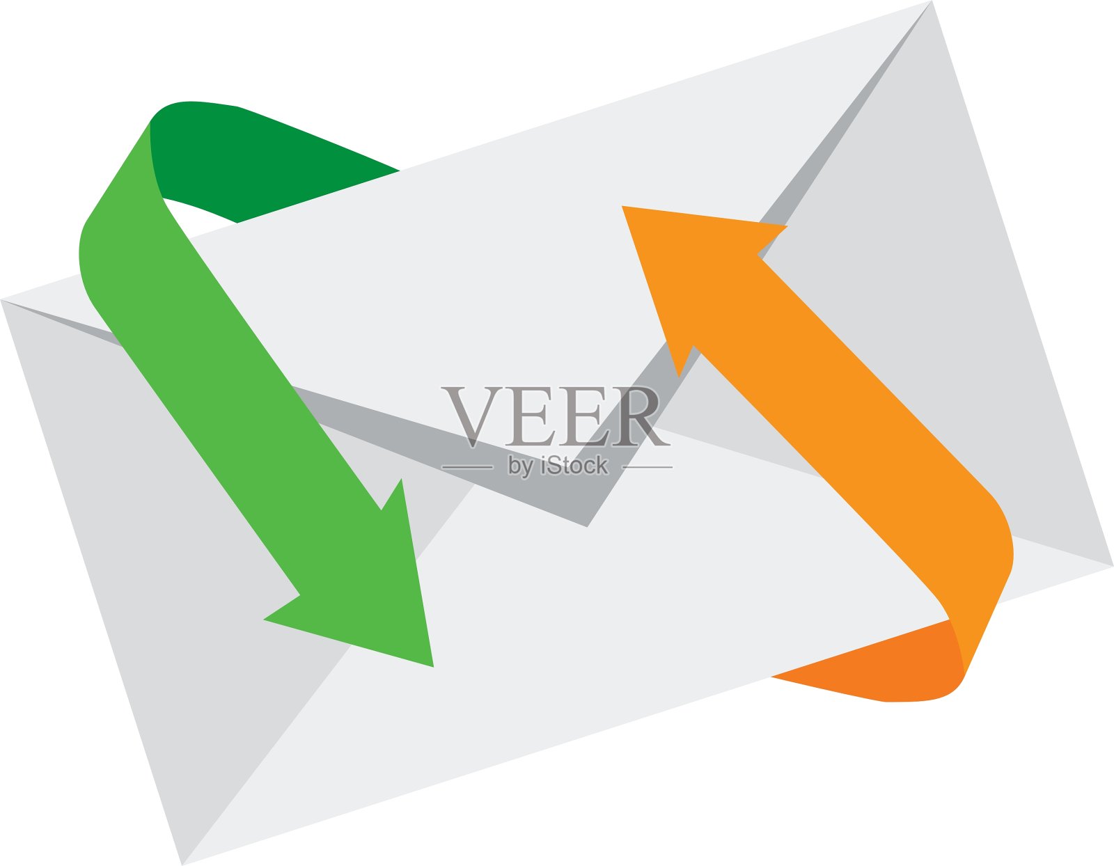 信封邮件隔离图标设计元素图片