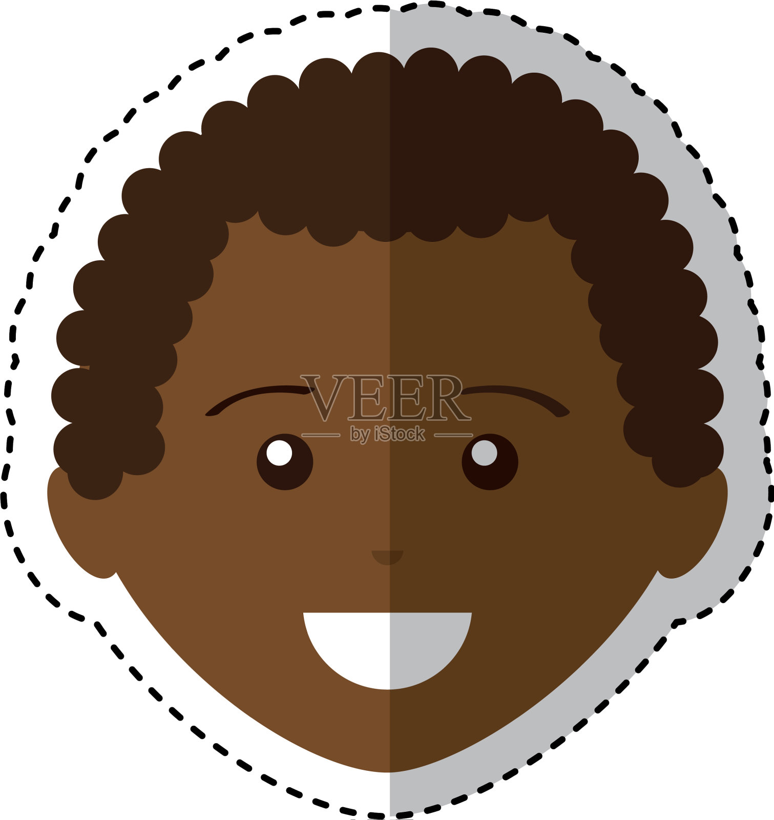 年轻人头像角色设计元素图片