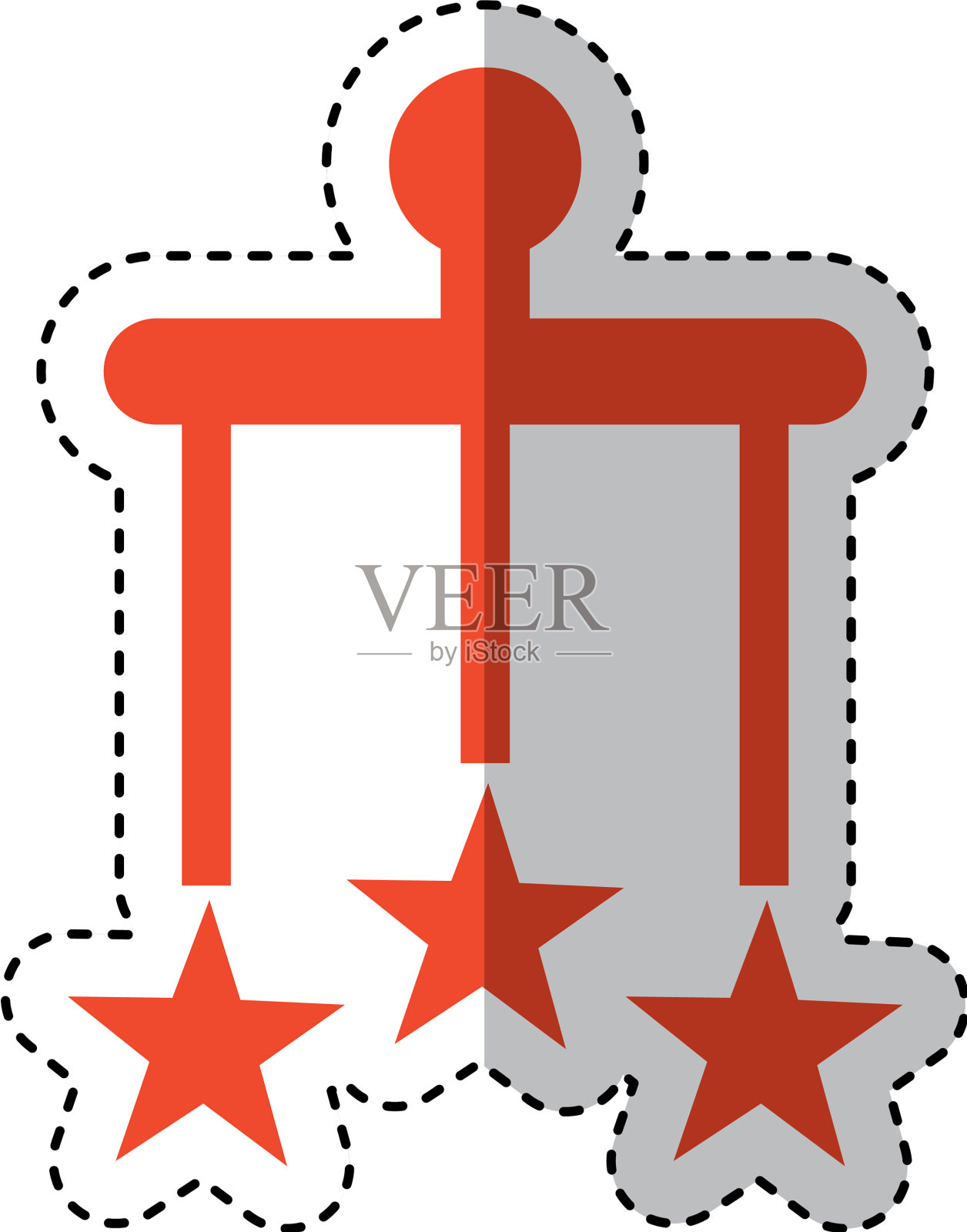 带有星星图标的手机图标素材