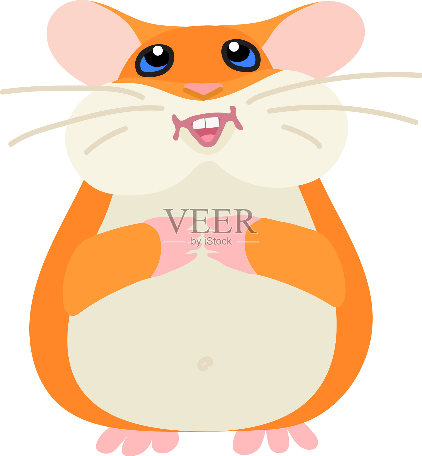 平面卡通动物剪辑艺术设计元素图片