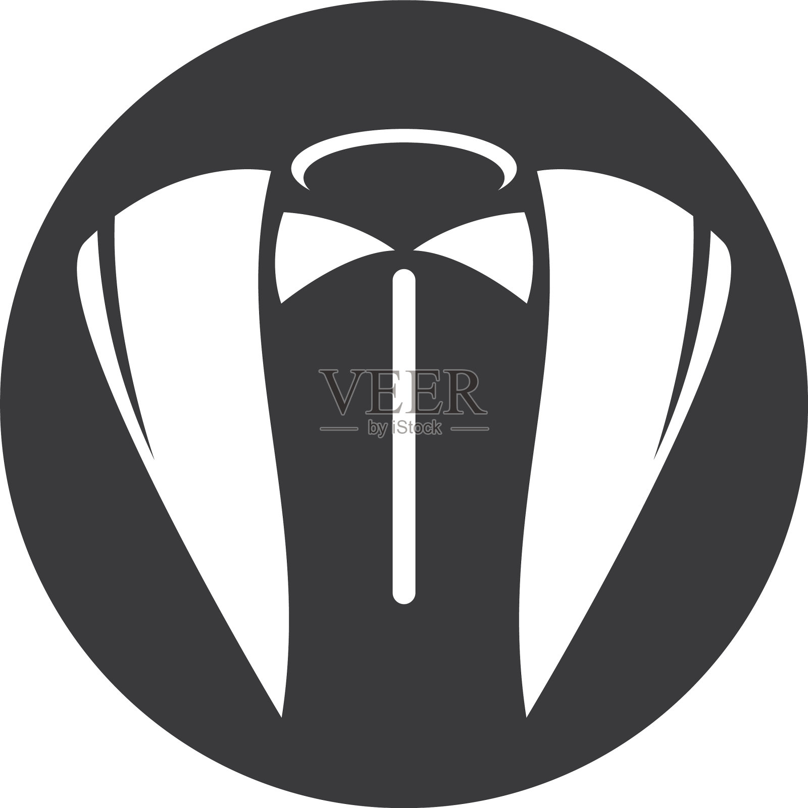 燕尾服标志模板图标素材