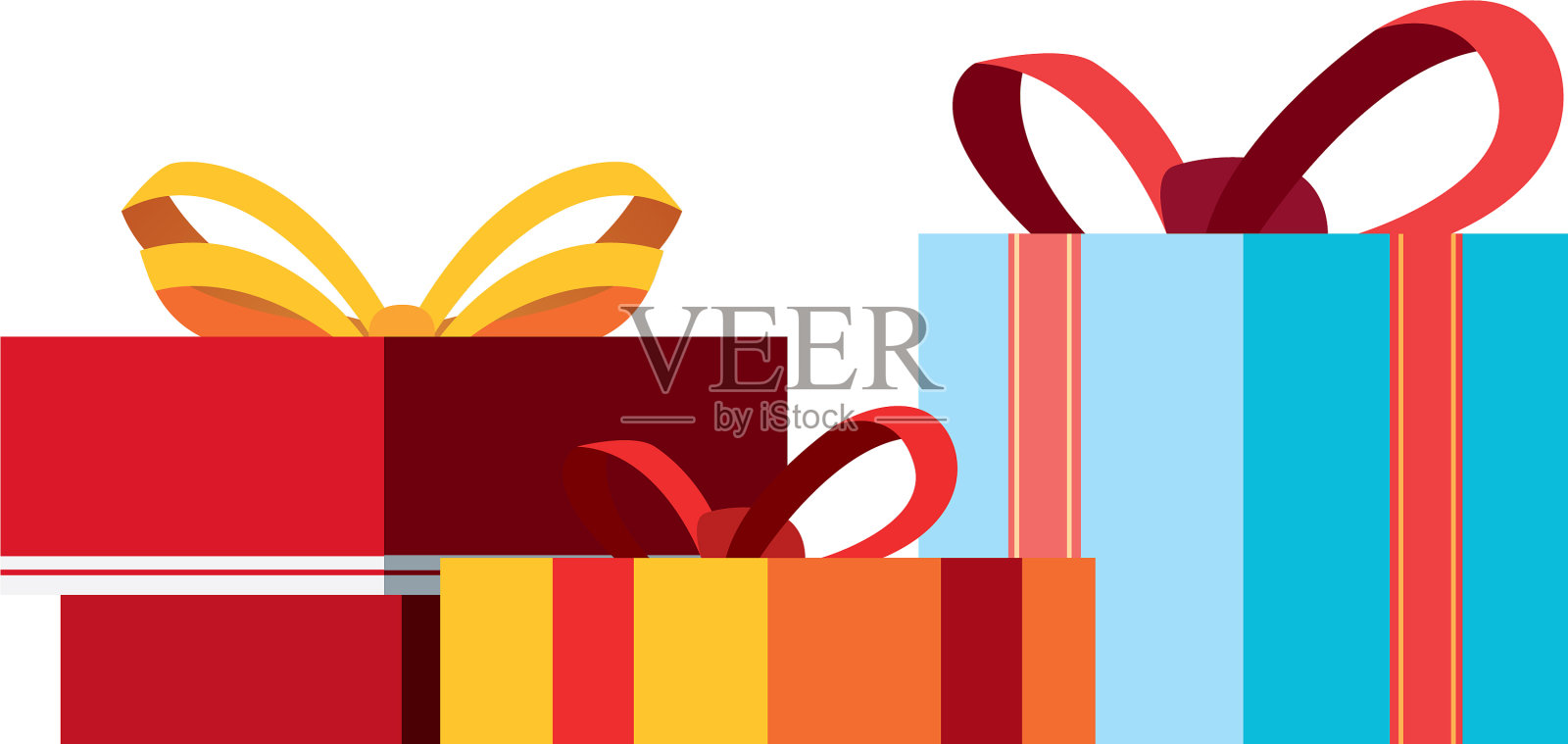礼盒的庆祝活动设计元素图片
