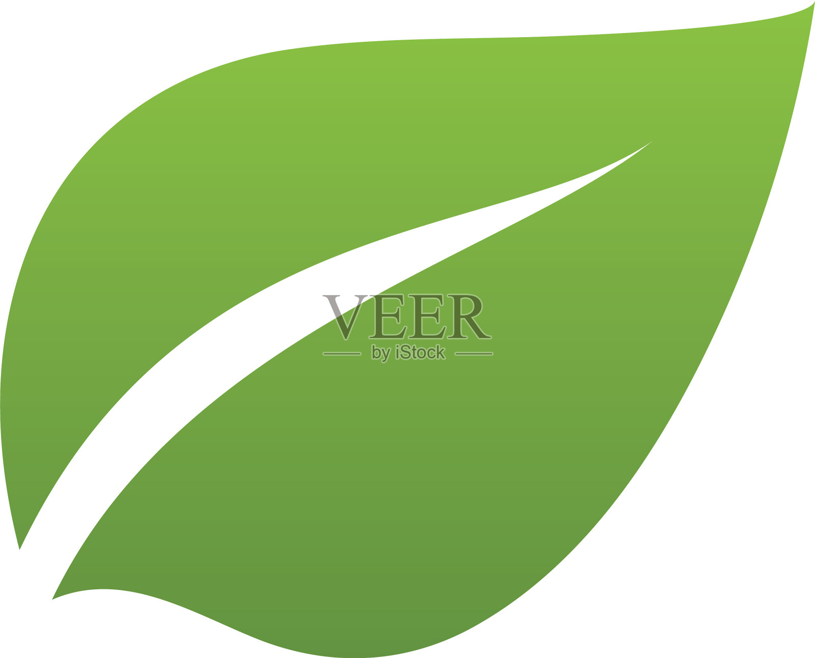 绿叶生态自然元素图标设计元素图片