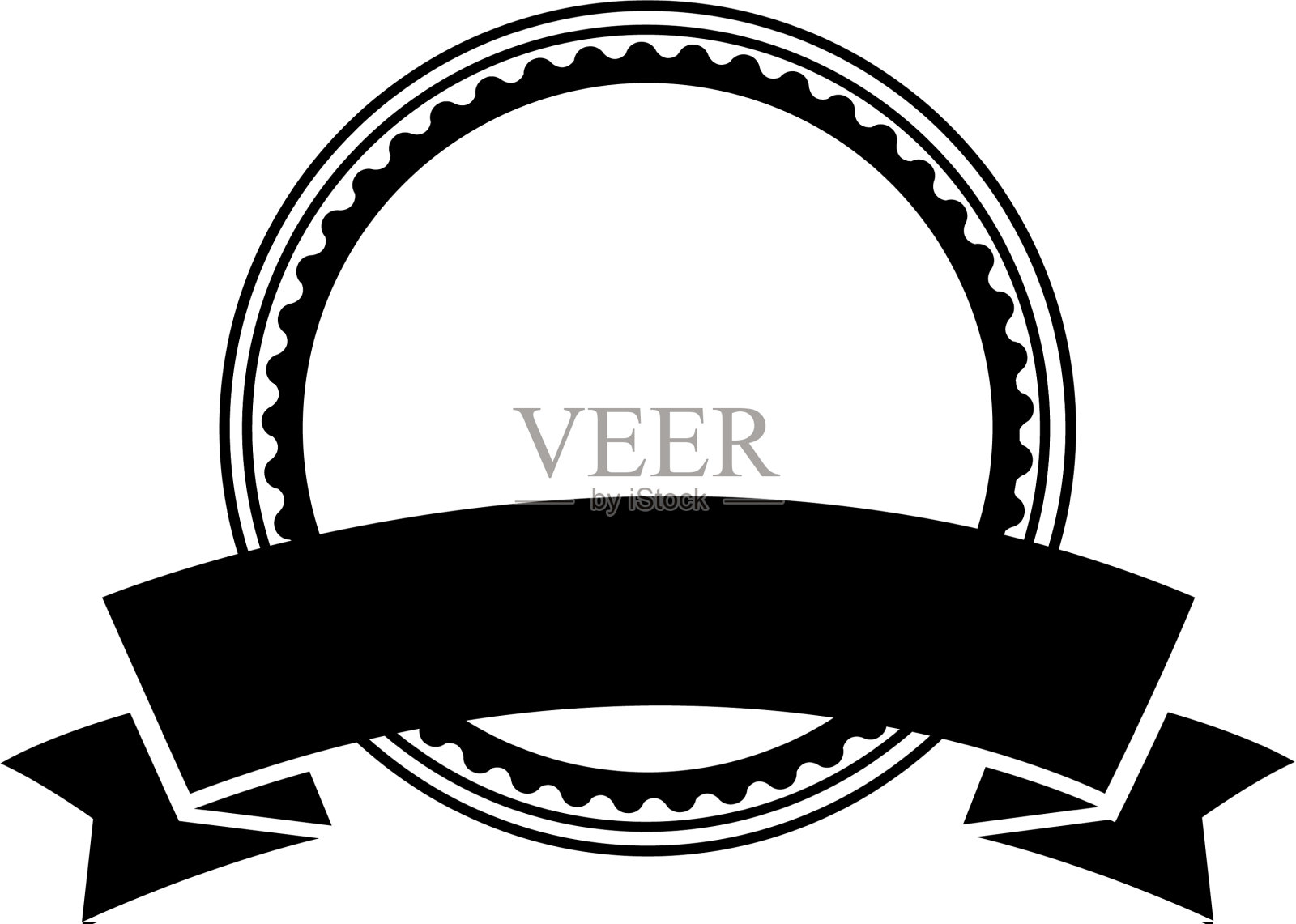 复古复古空白标签标志图标素材