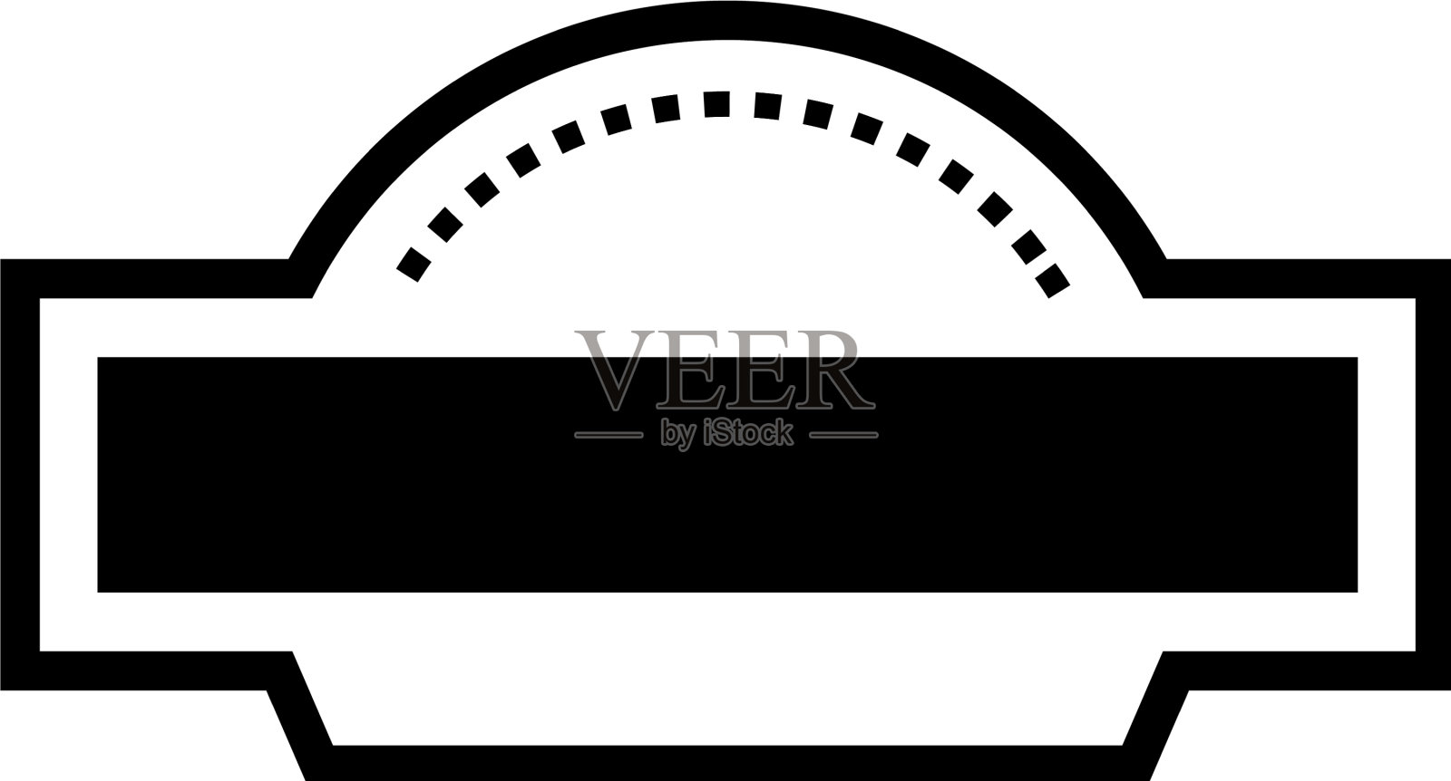 复古复古空白标签标志图标素材