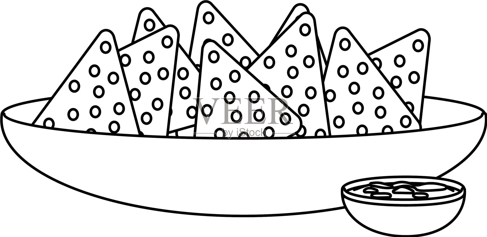 美味墨西哥美食卡通设计元素图片