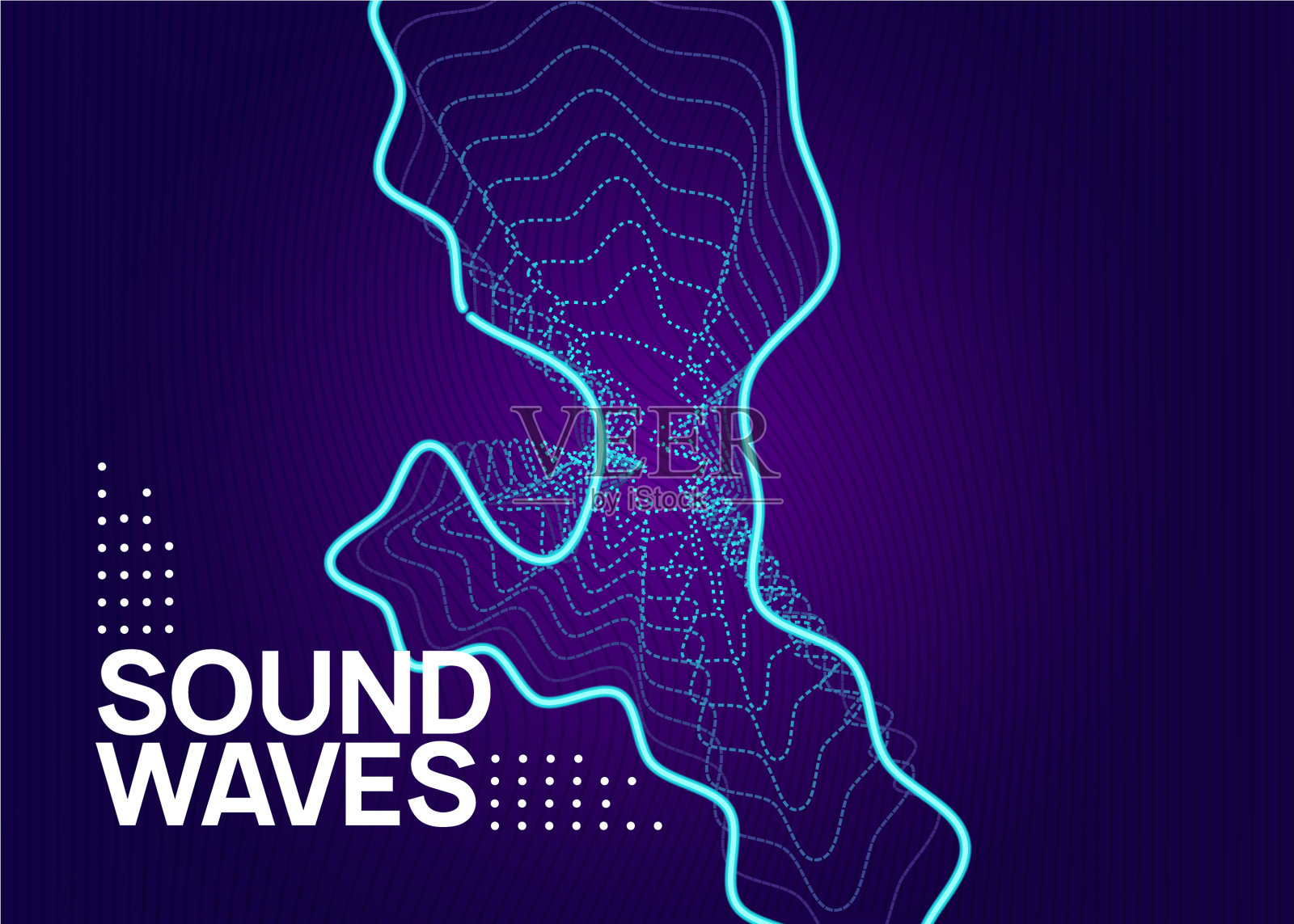 电子事件霓虹飞迷幻舞曲设计模板素材