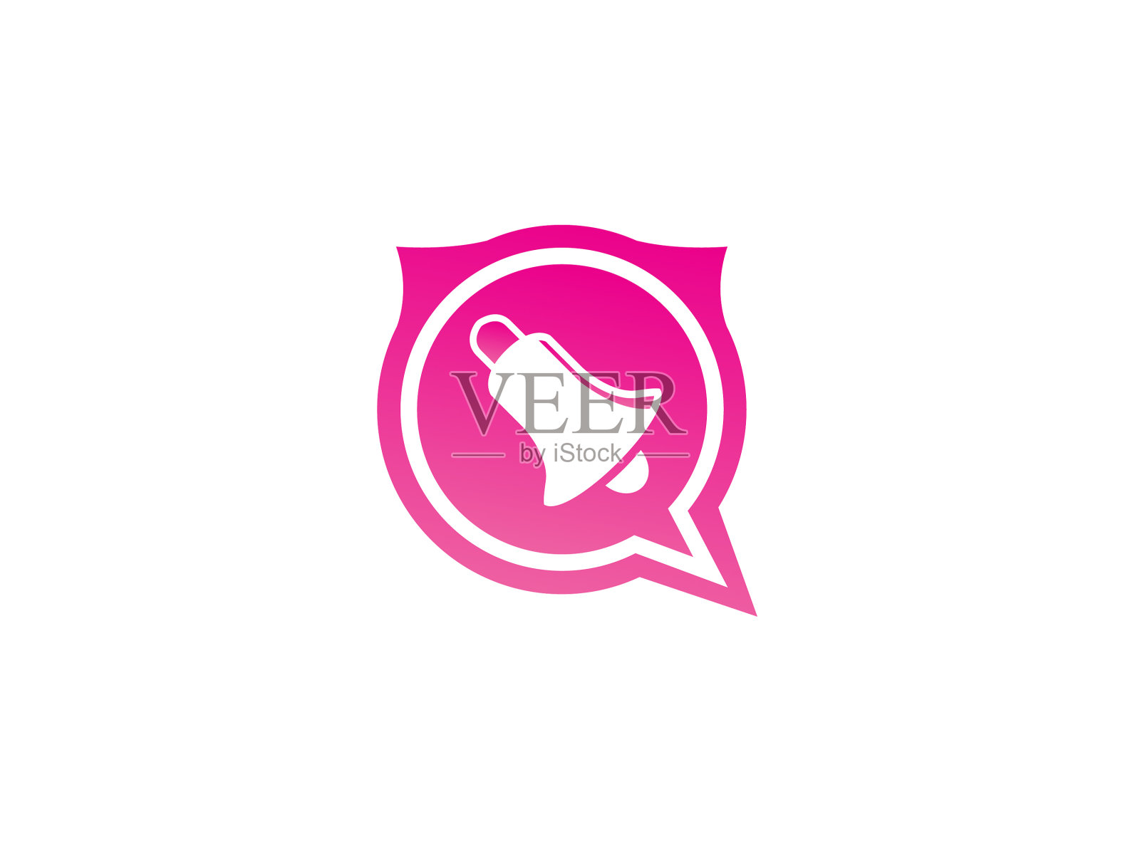 铃声标志设计在聊天图标设计元素图片