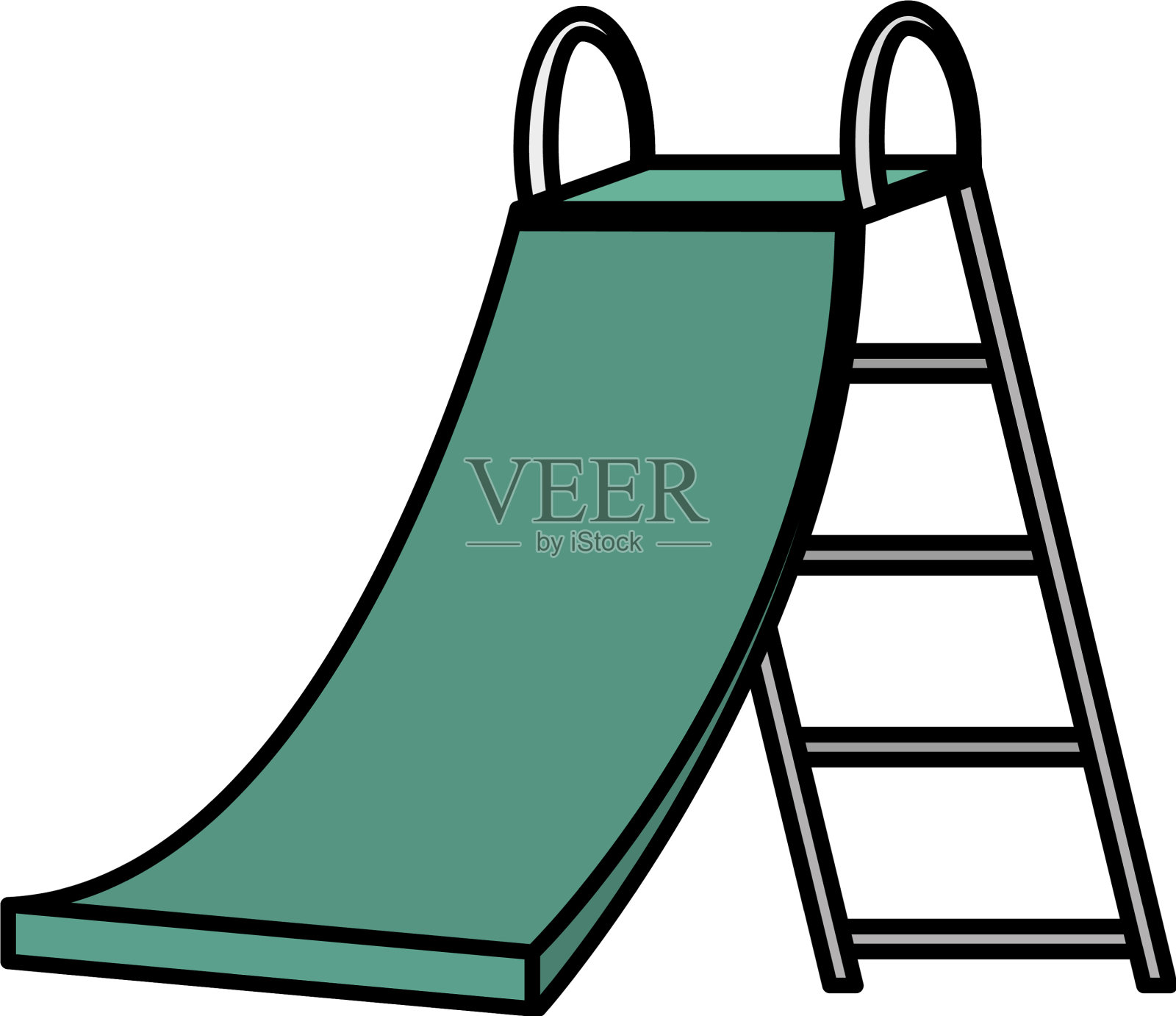 儿童滑梯游戏区设计元素图片