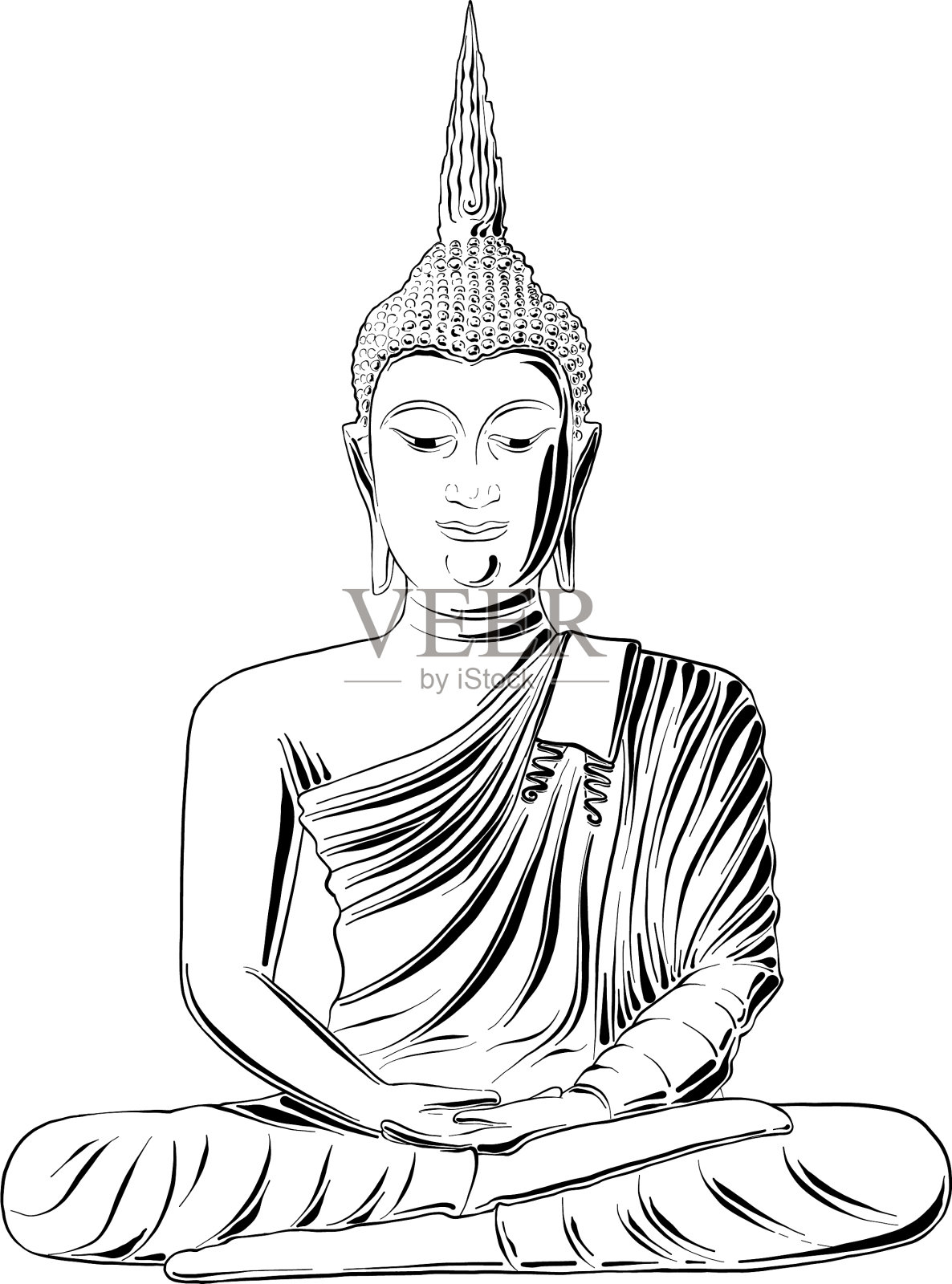 用于海报装饰和印刷的雕刻风格设计元素图片