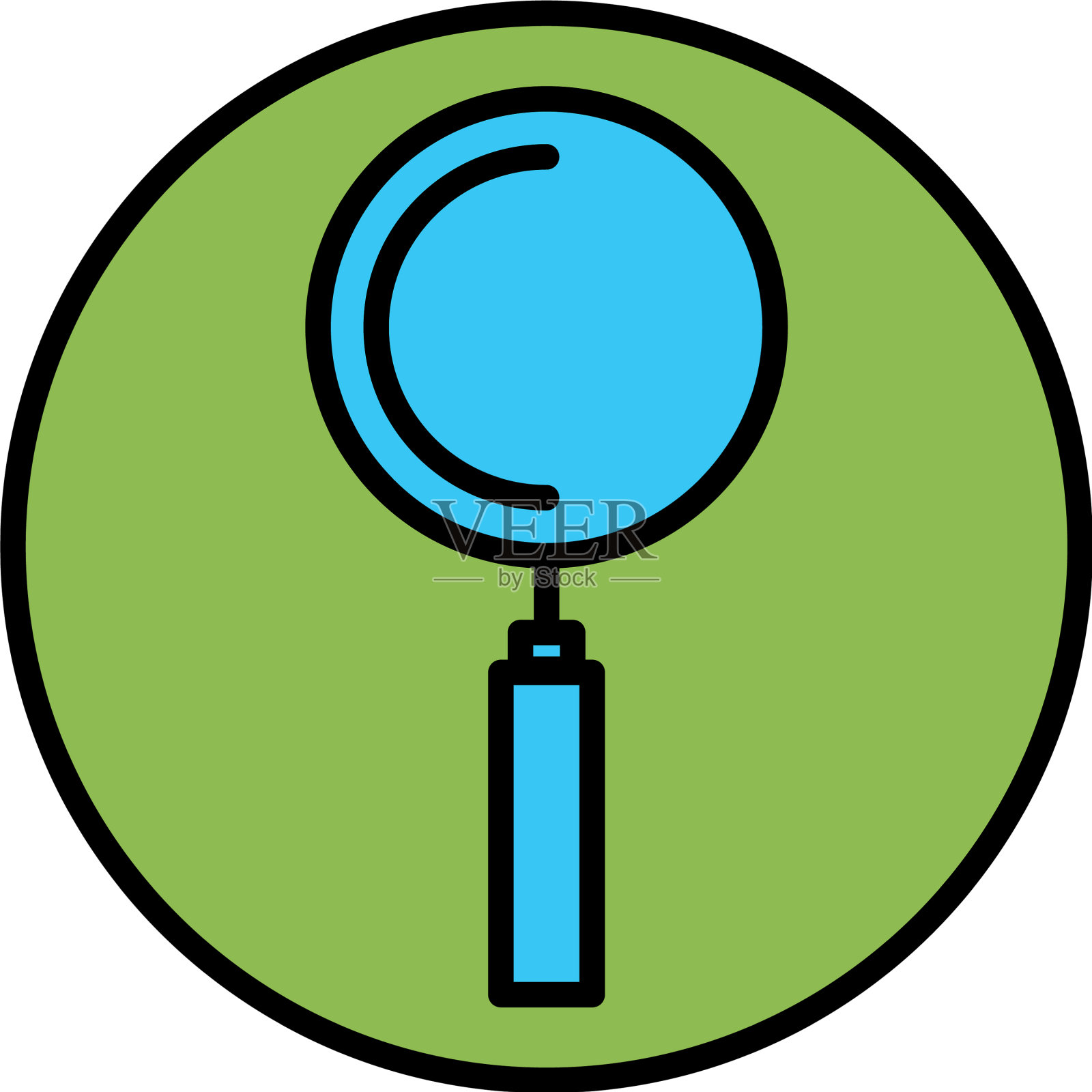 搜索放大镜图标设计元素图片