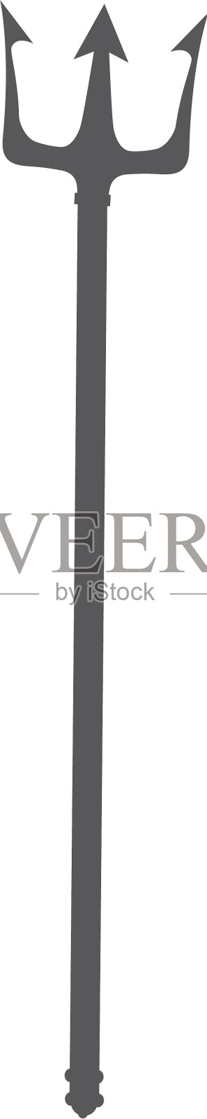 三叉戟图标图像设计元素图片