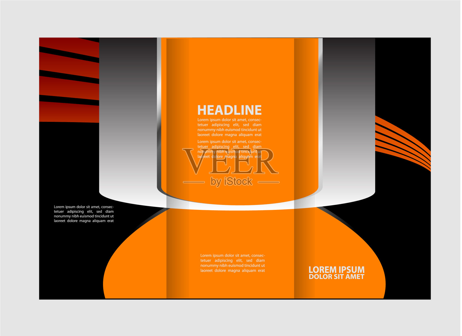 宣传册设计模板为抽象背景设计模板素材