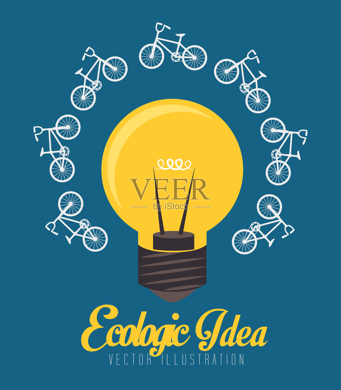 生态设计插画图片素材