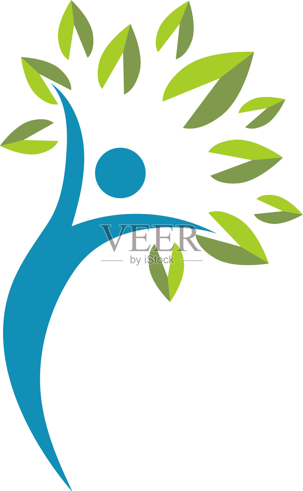 人物标志标志设计元素图片