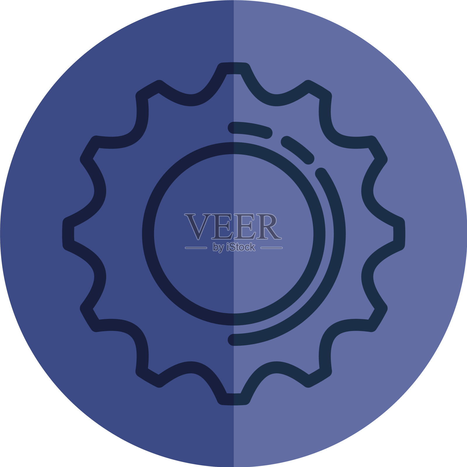 齿轮机械孤立图标图标素材