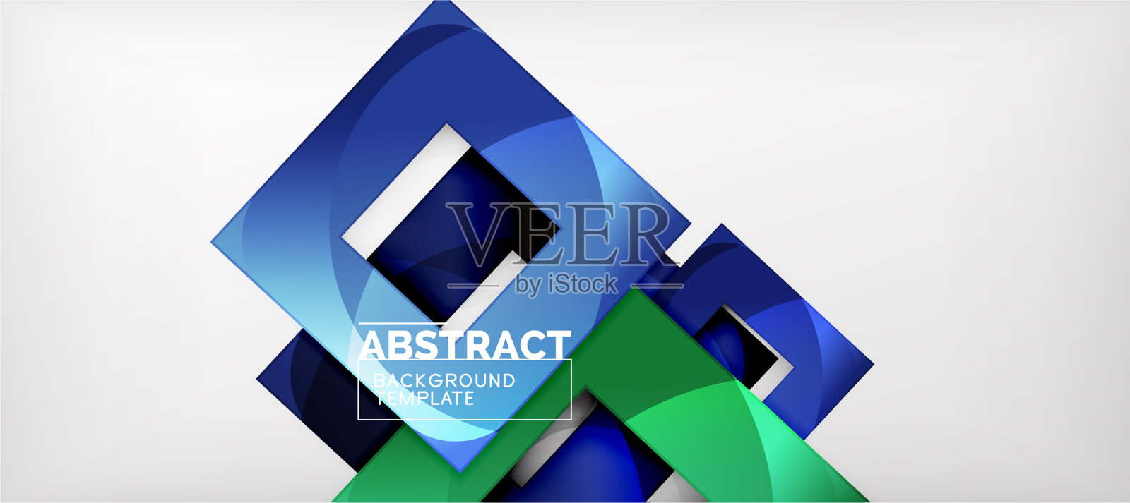 正方形背景上的灰色抽象正方形插画图片素材