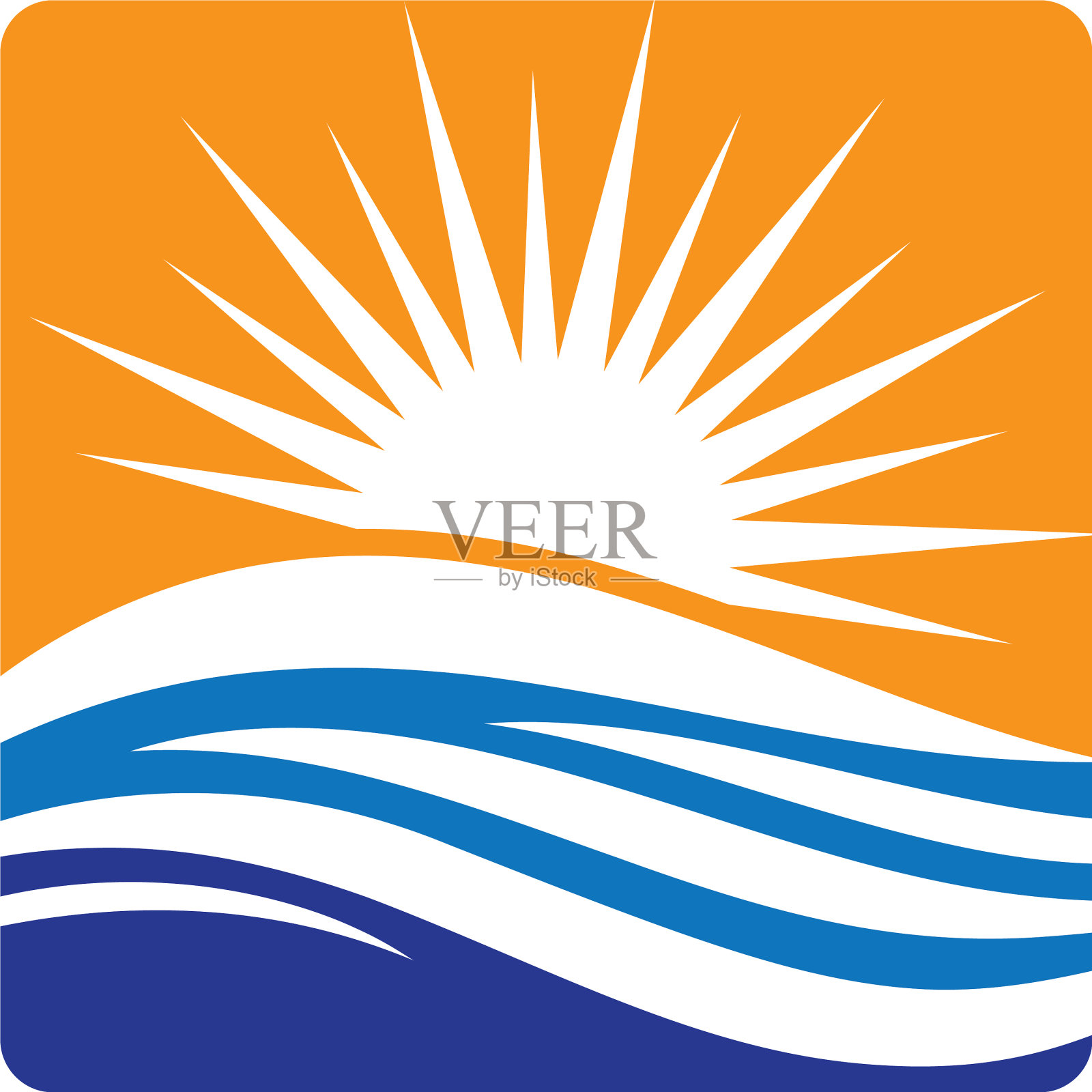 夏季标志模板图标设计元素图片