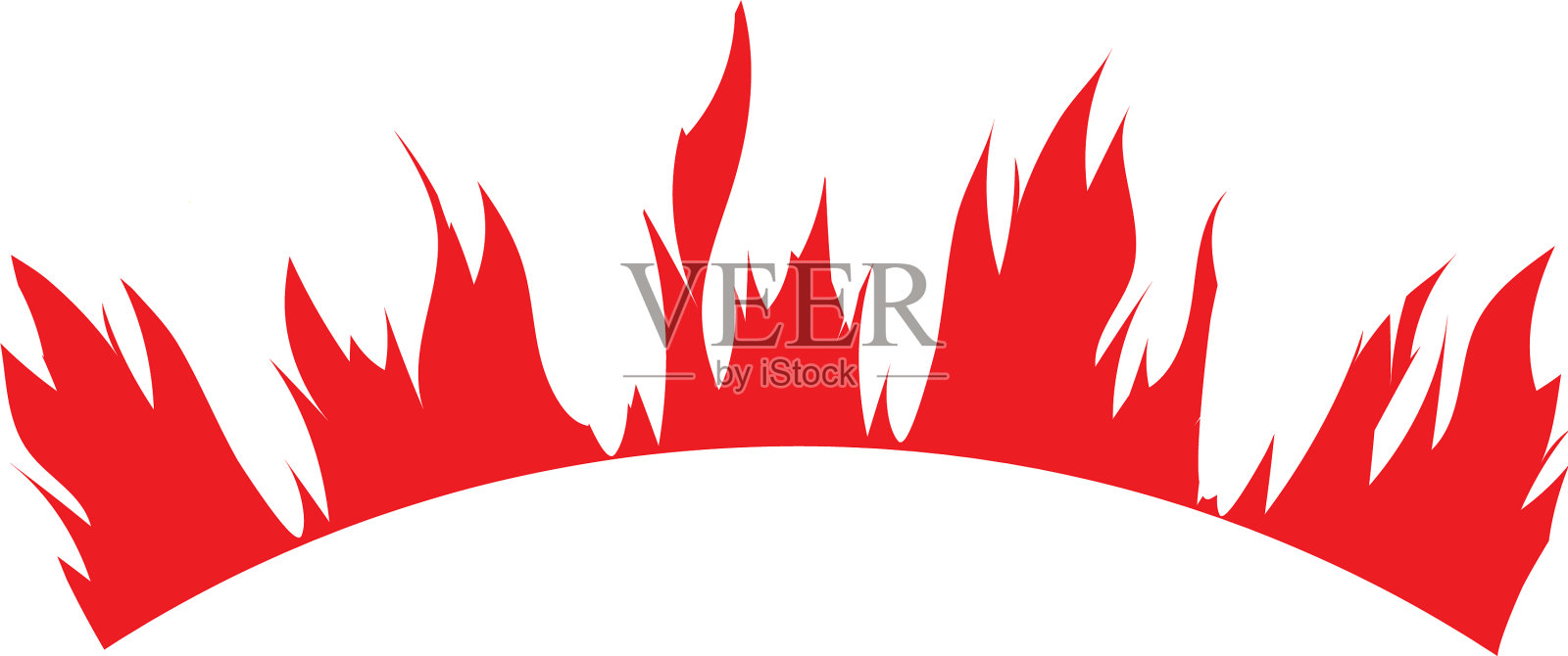 火焰标志模板设计元素图片