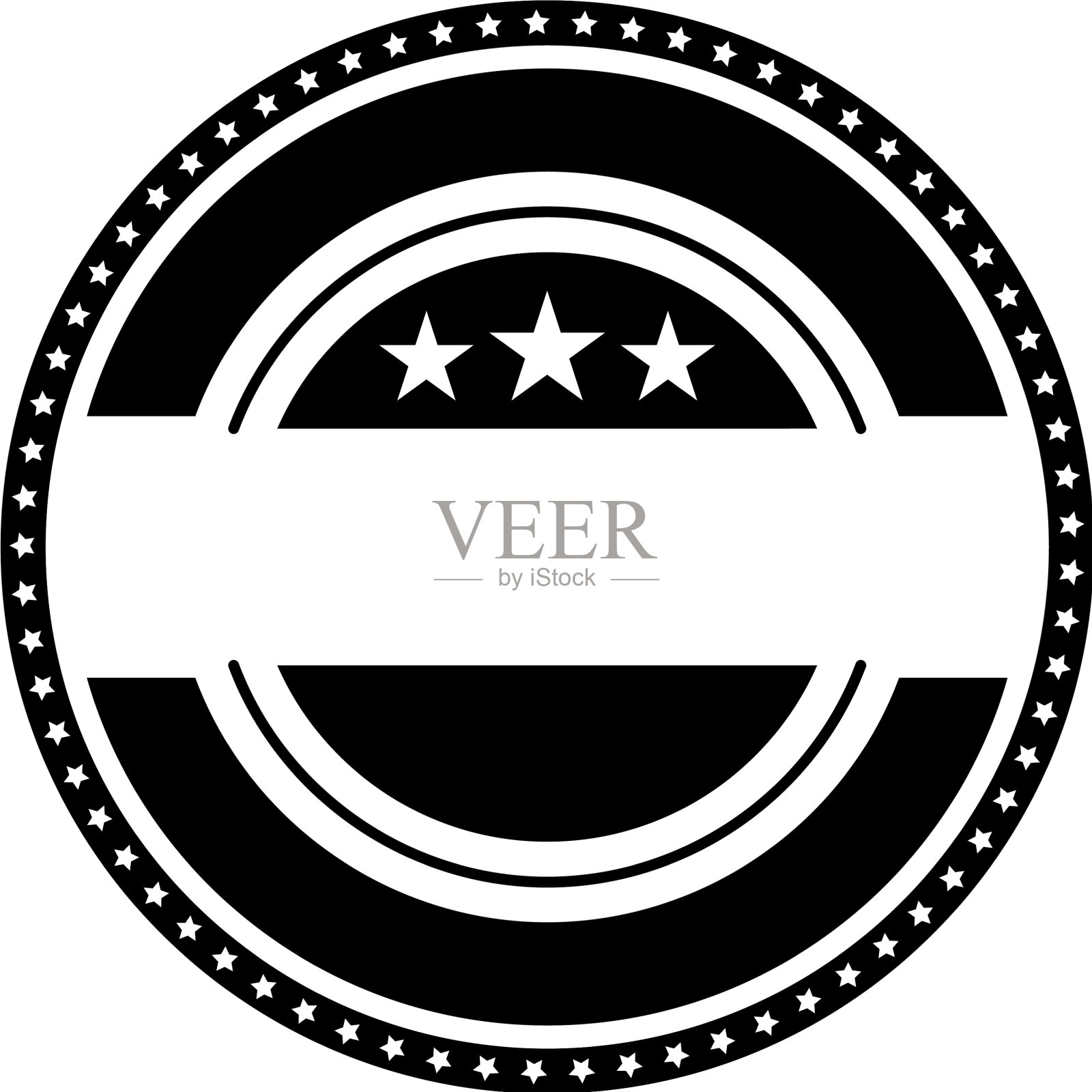 复古复古的徽章空白标签标志设计元素图片